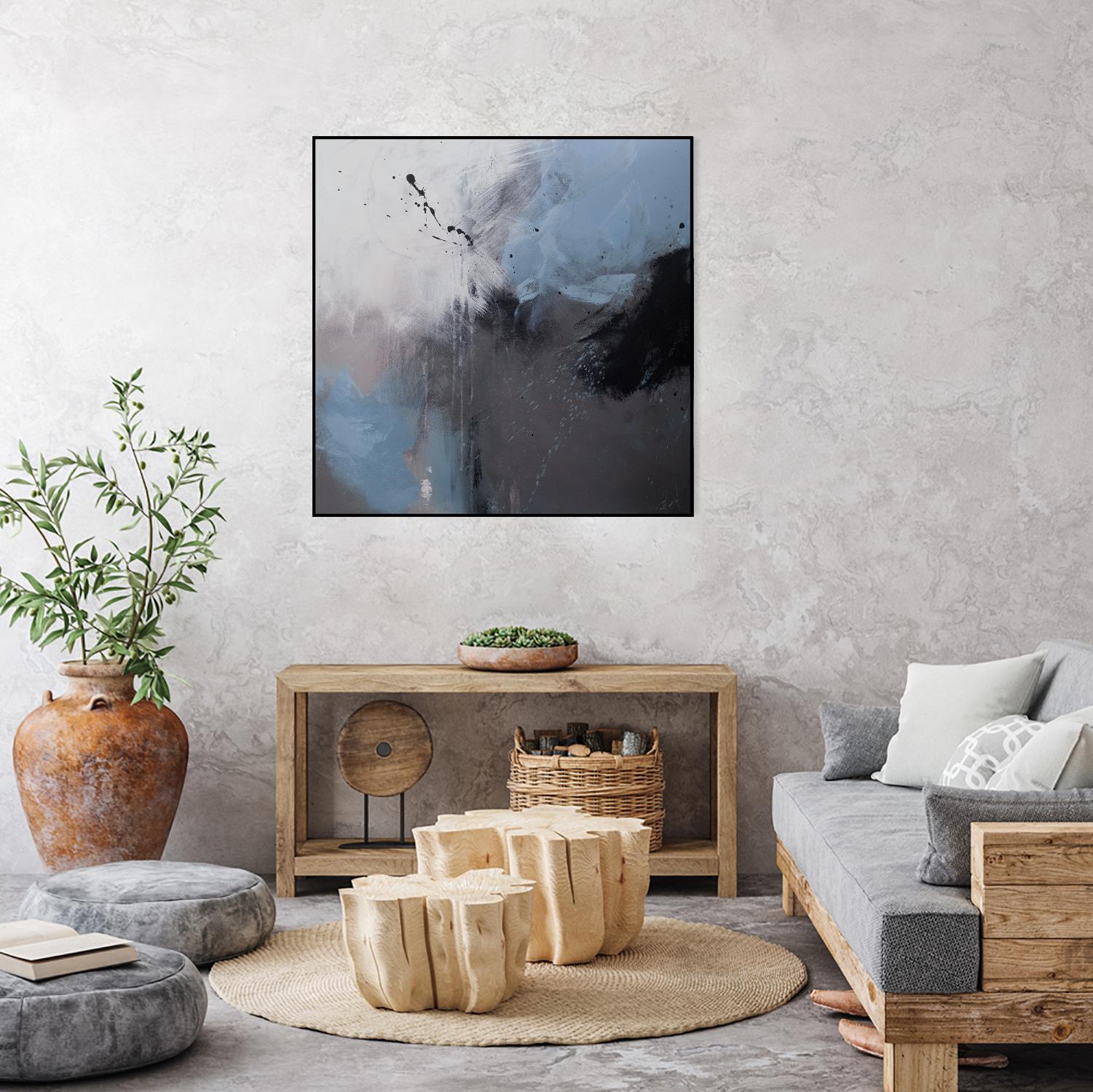 Compatible by Roland Benoît on GIANT ART - grey abstract