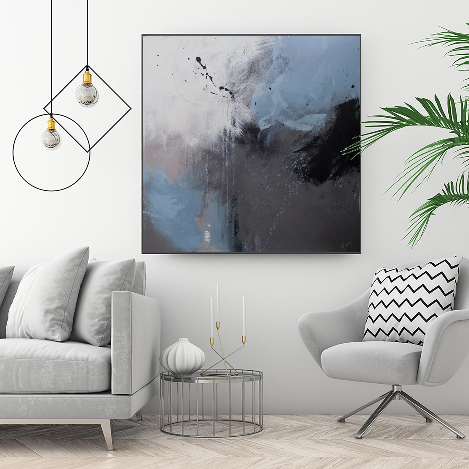 Compatible by Roland Benoît on GIANT ART - grey abstract