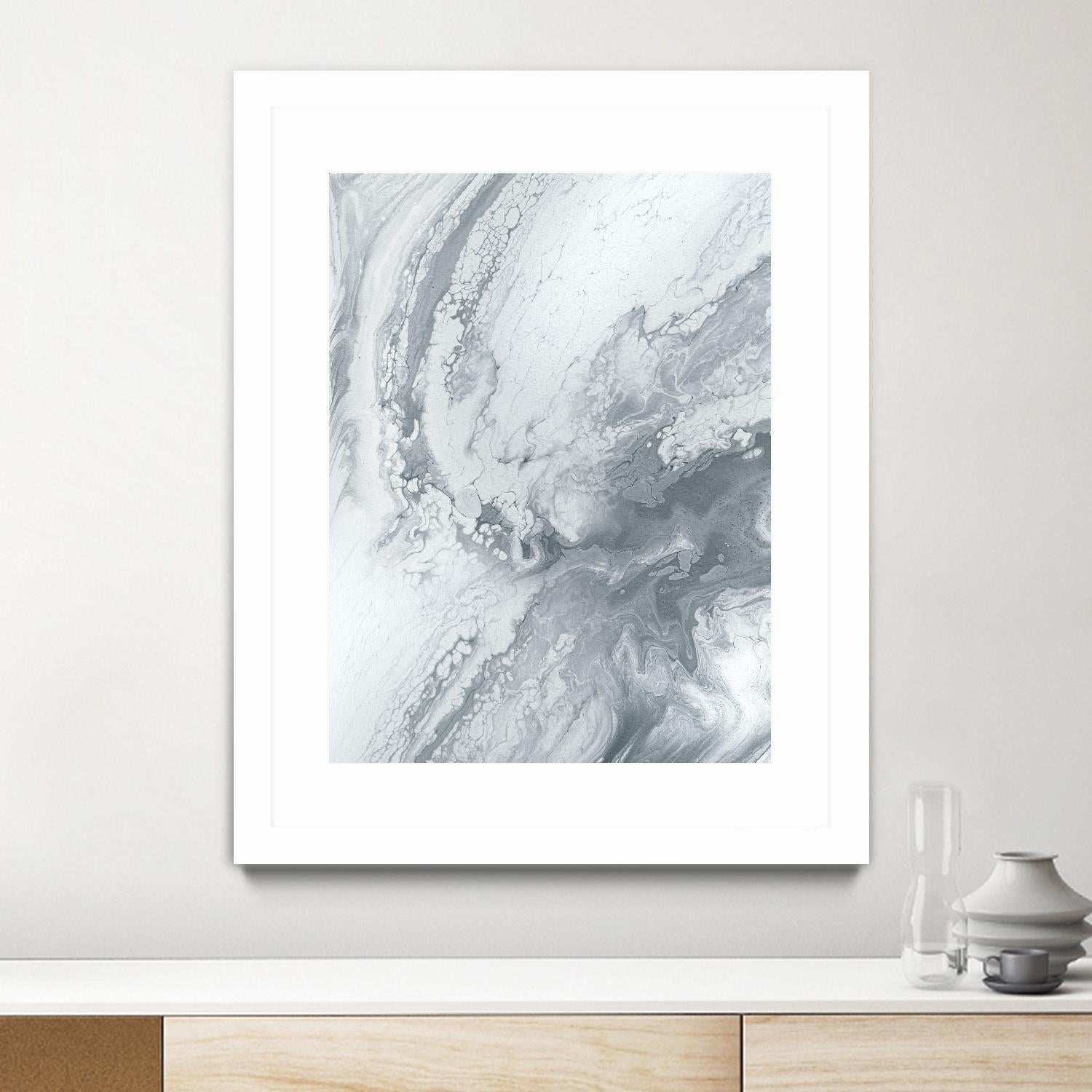 Magnetic by Alyson Mccrink on GIANT ART - grey black & white ton sur ton