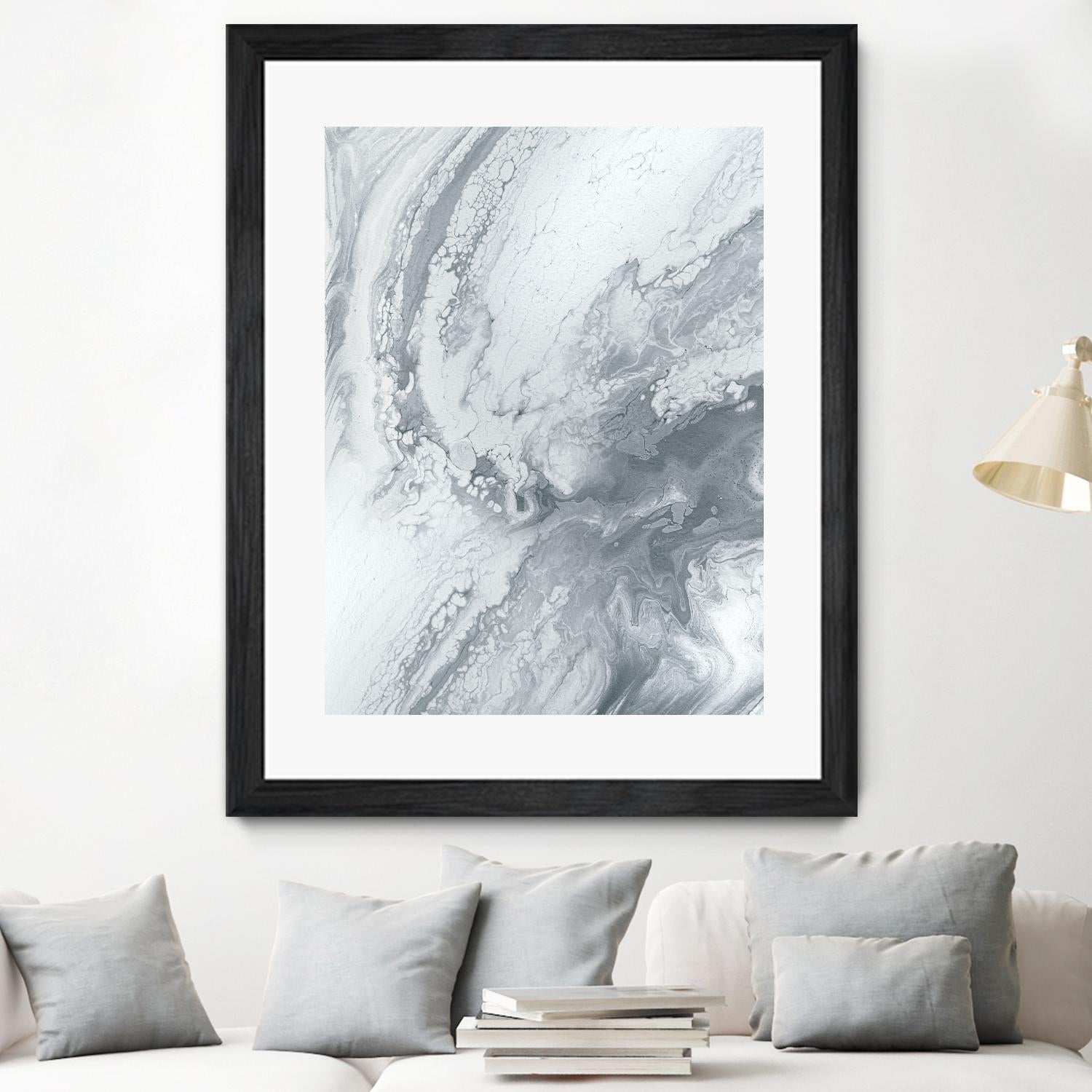 Magnetic by Alyson Mccrink on GIANT ART - grey black & white ton sur ton