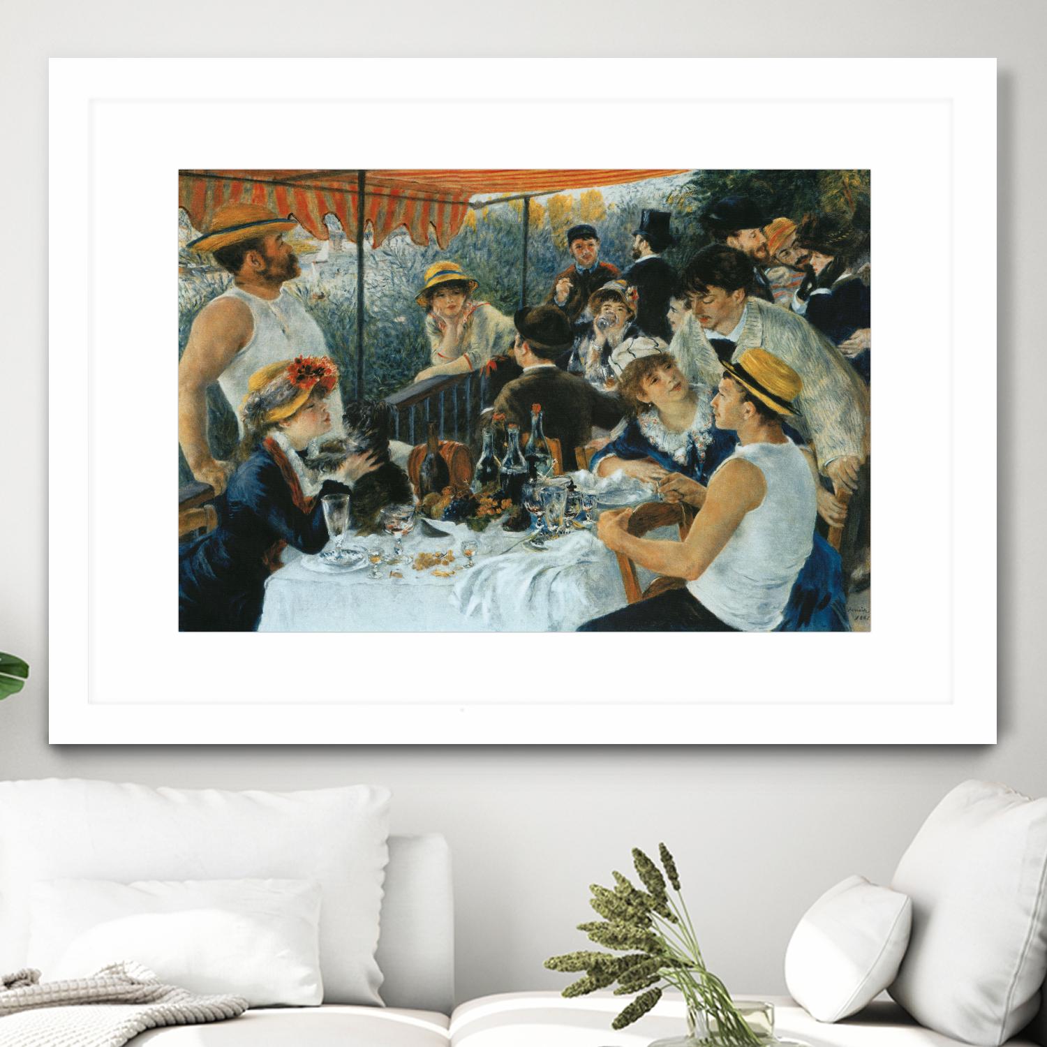 Le Déjeuner des canotiers, 1881 by Pierre-Auguste Renoir on GIANT ART - blue museums meal