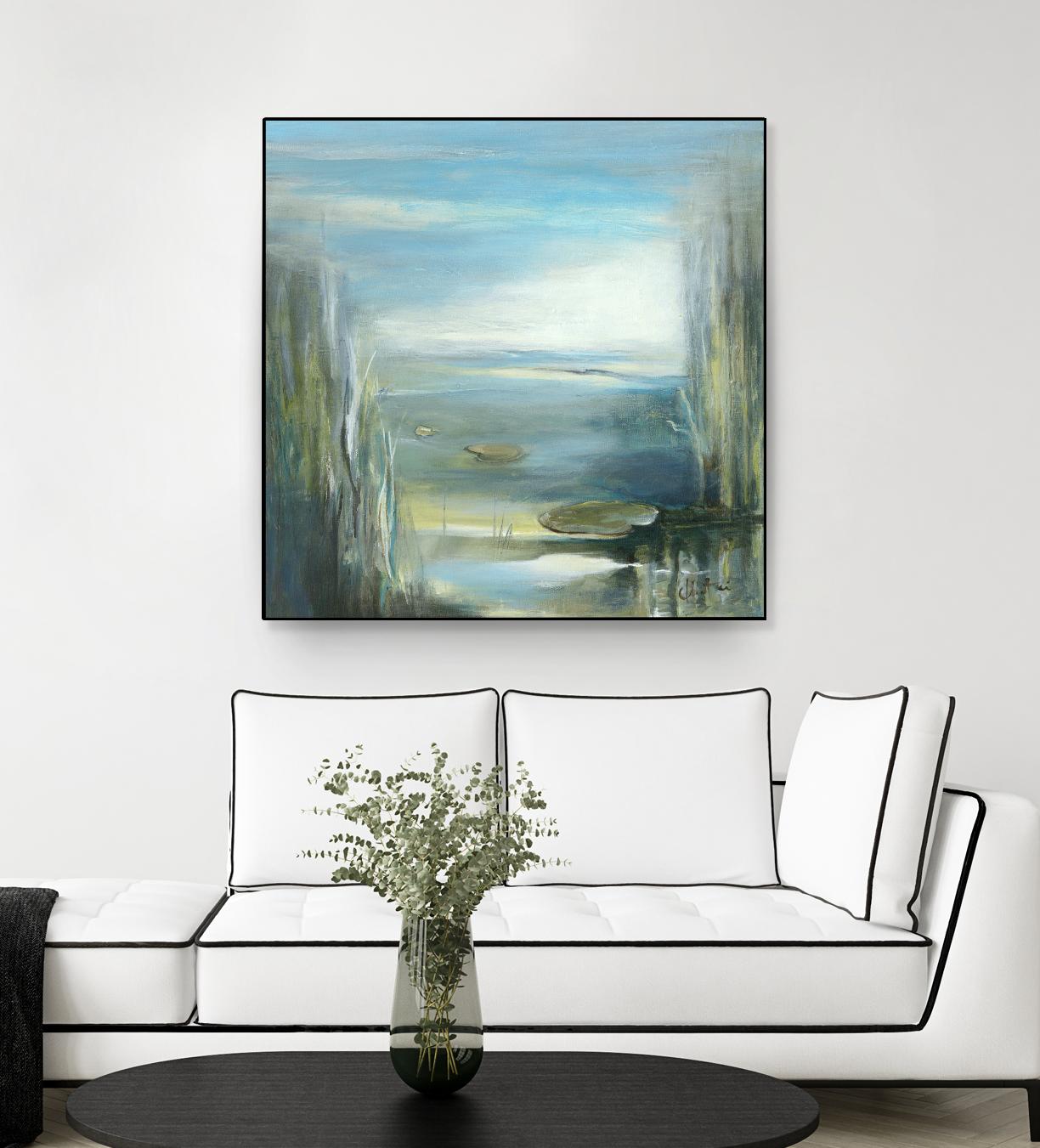 Marecage 2 by Kathleen Cloutier on GIANT ART - green botanical marécage