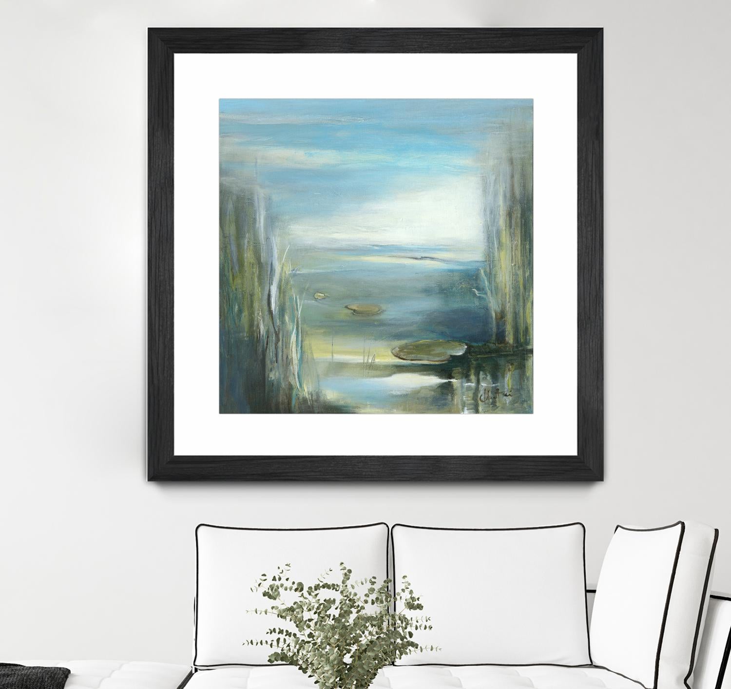 Marecage 2 by Kathleen Cloutier on GIANT ART - green botanical marécage