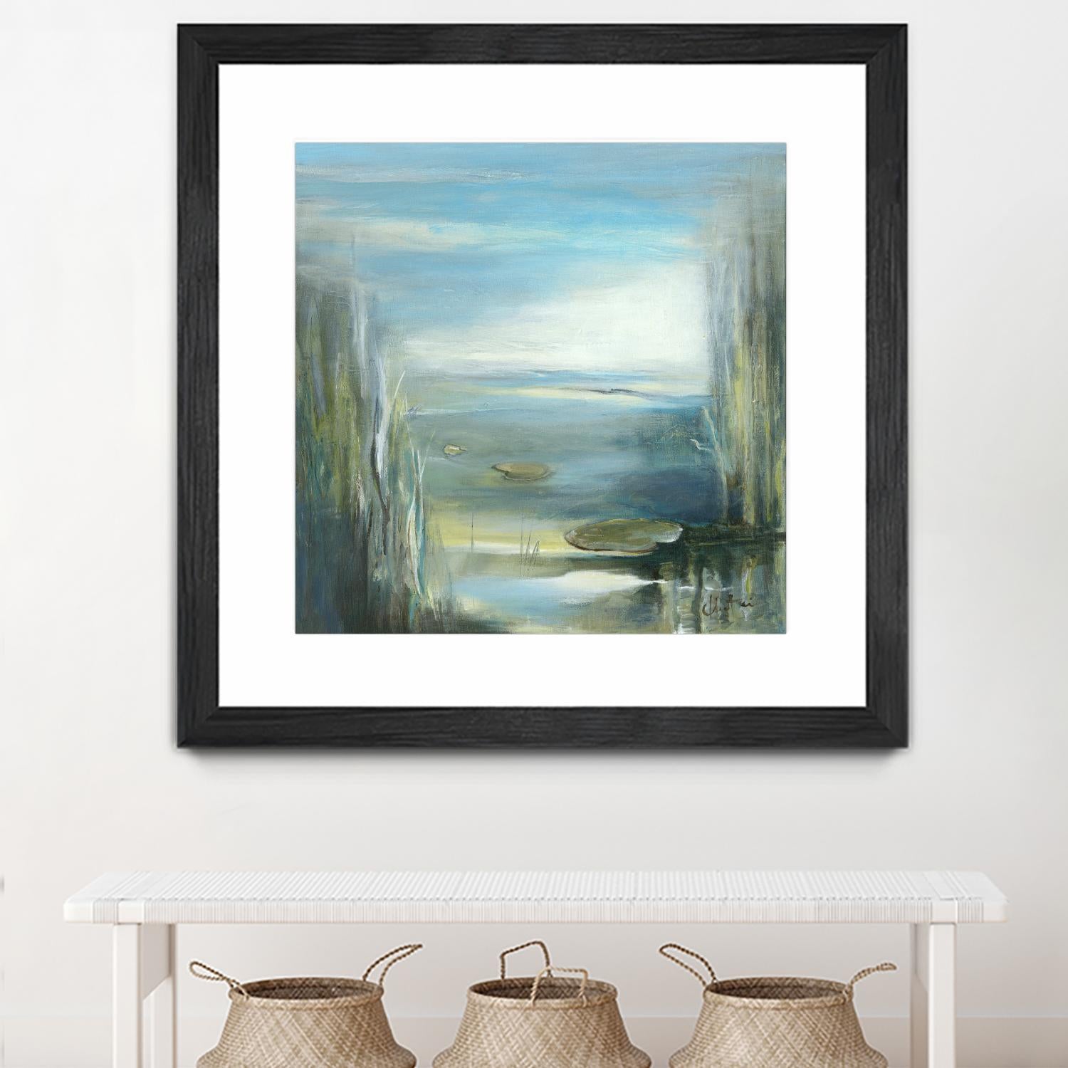 Marecage 2 by Kathleen Cloutier on GIANT ART - green botanical marécage