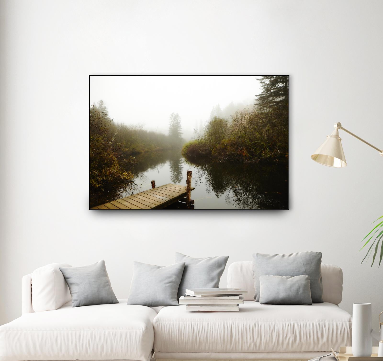 The River by Peter Morneau on GIANT ART - green nature fall