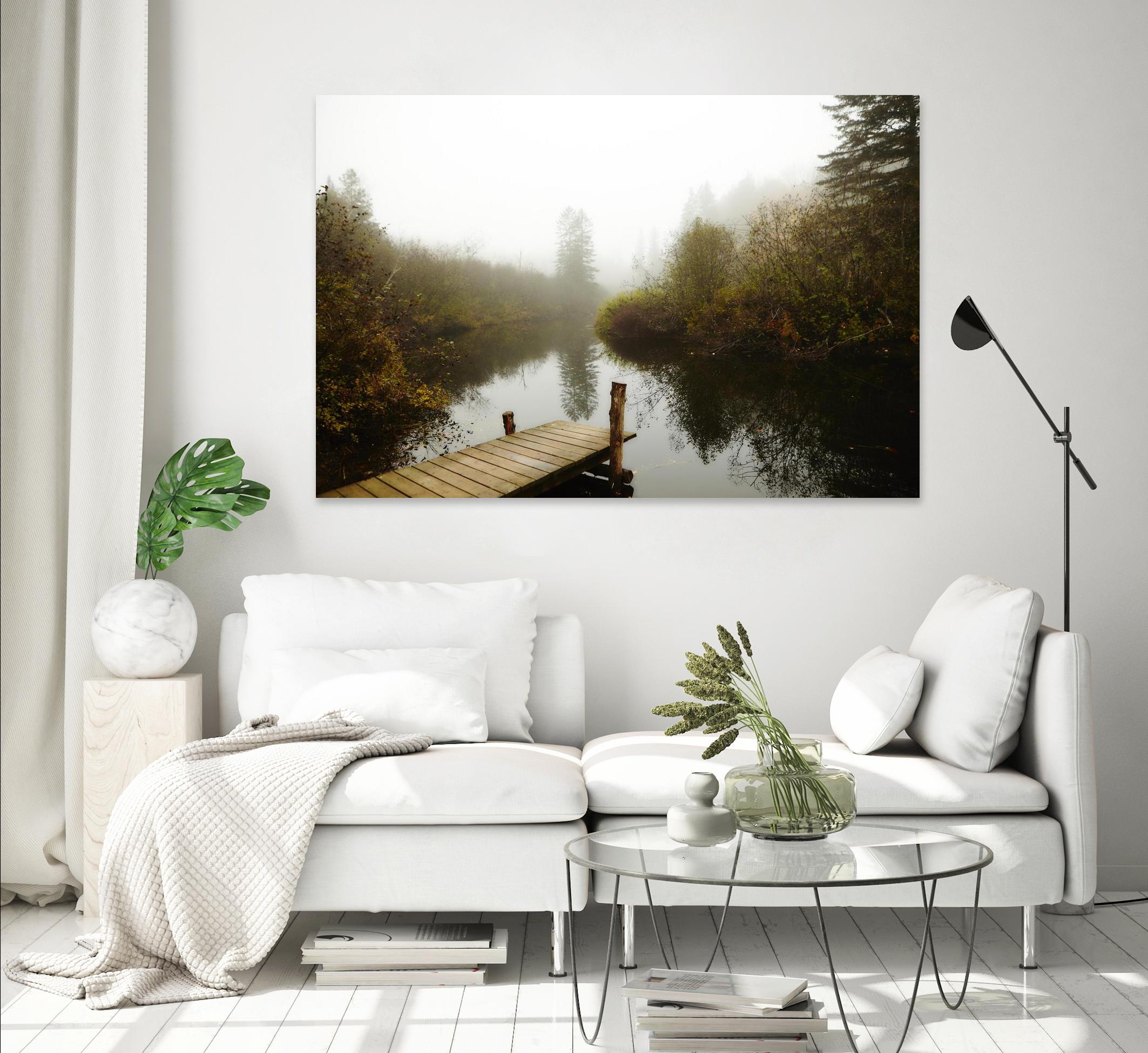 The River by Peter Morneau on GIANT ART - green nature fall