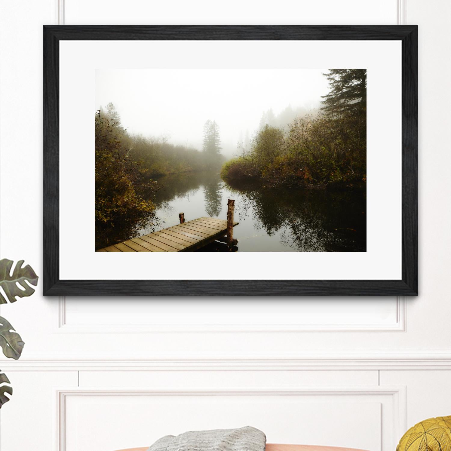 The River by Peter Morneau on GIANT ART - green nature fall