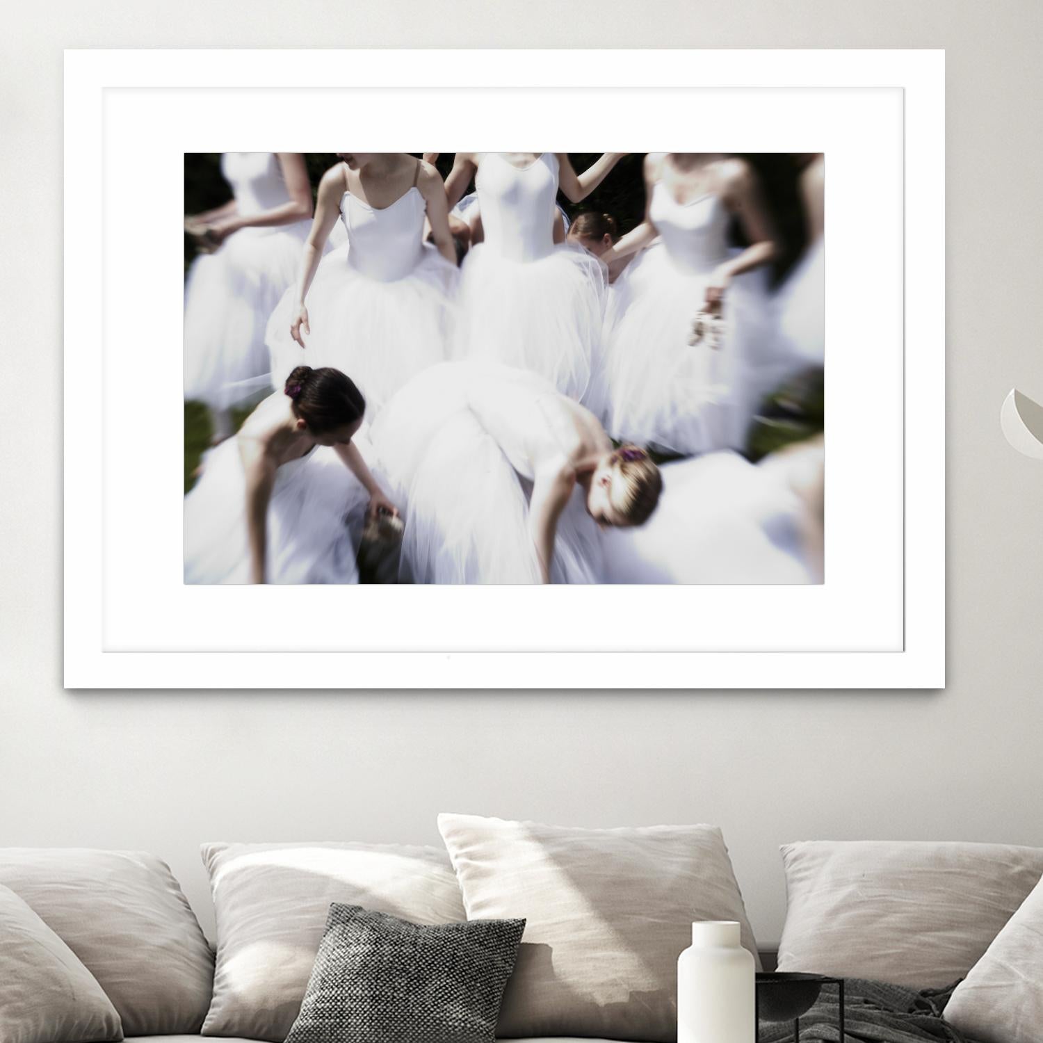 White Ballerina's by Peter Morneau on GIANT ART - white figurative artistes du québec