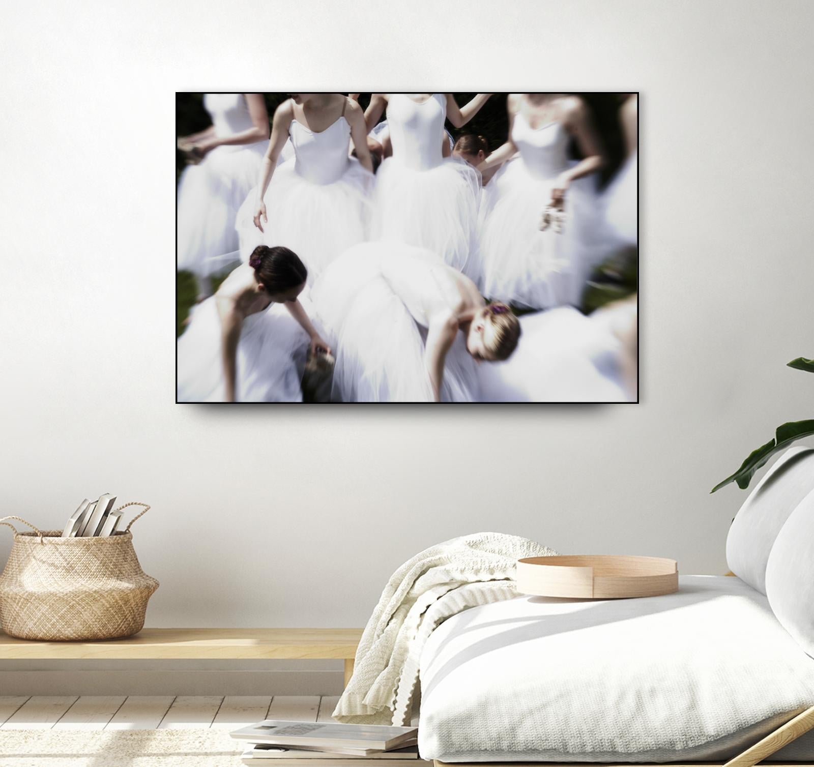 white Ballerina's by Peter Morneau on GIANT ART - white figurative ballerina