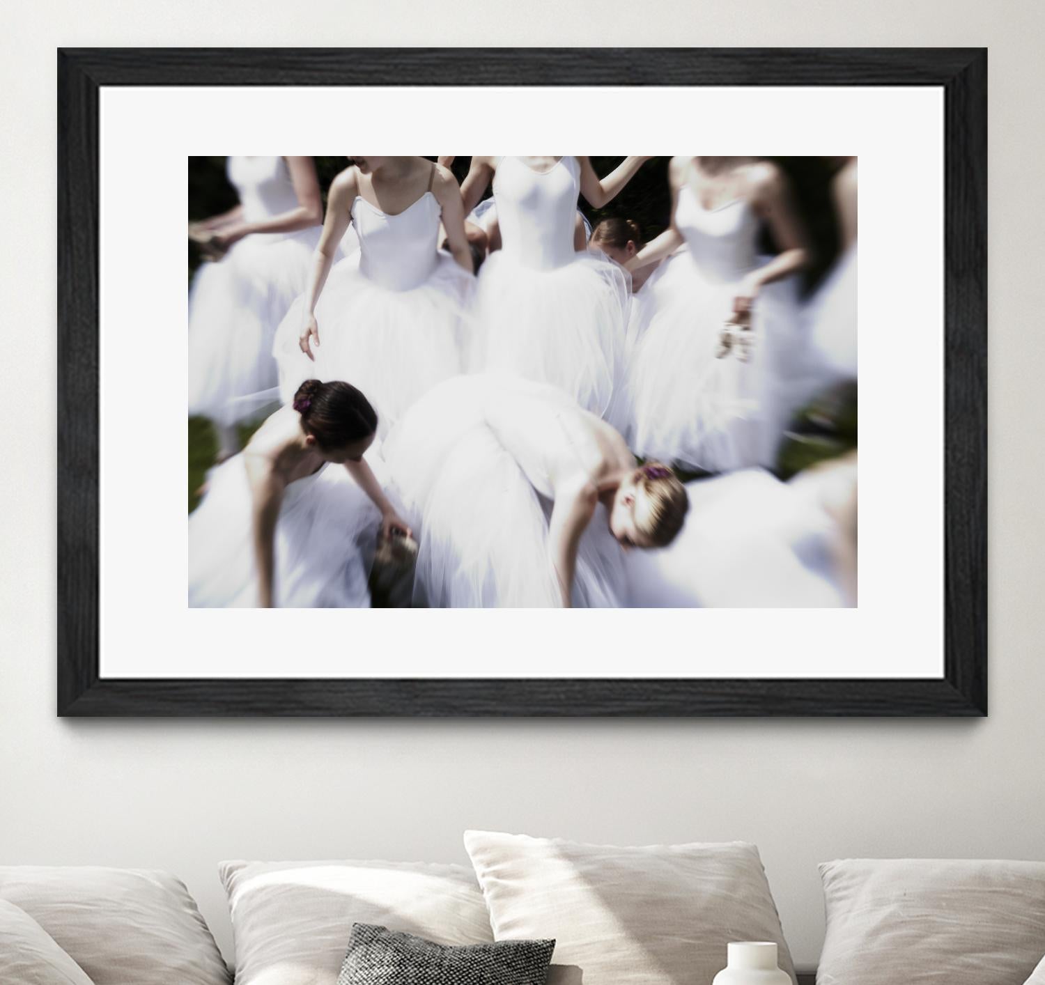 White Ballerina's by Peter Morneau on GIANT ART - white figurative artistes du québec