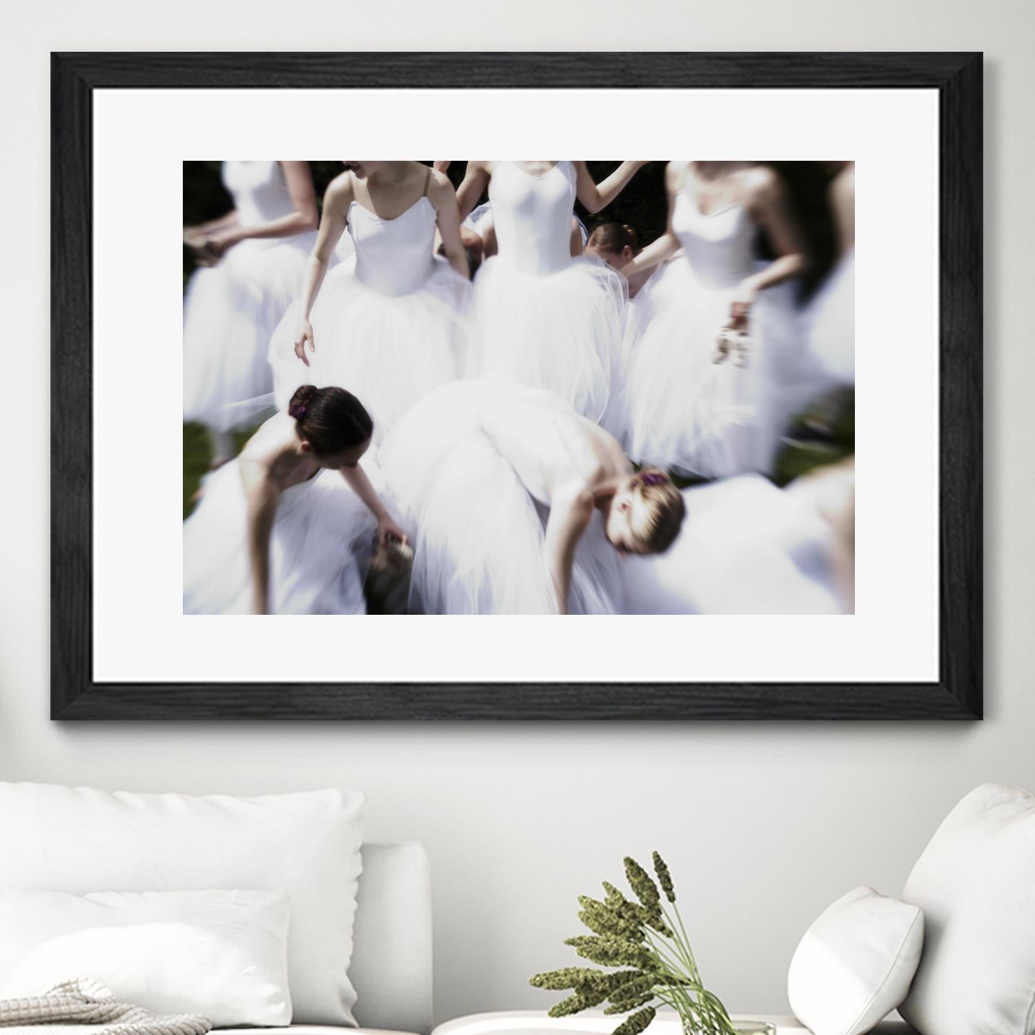 White Ballerina's by Peter Morneau on GIANT ART - white figurative artistes du québec