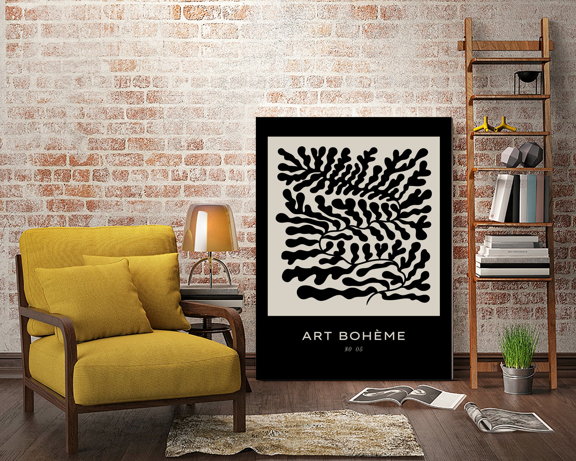 Art Boheme No 5 by unknown on GIANT ART