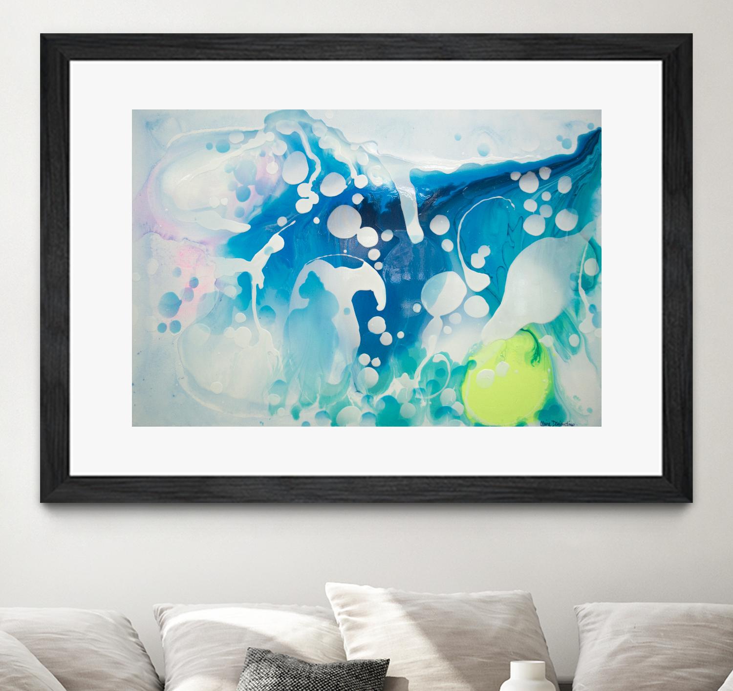 Create a Splash by Claire Desjardins on GIANT ART - green abstract canadian