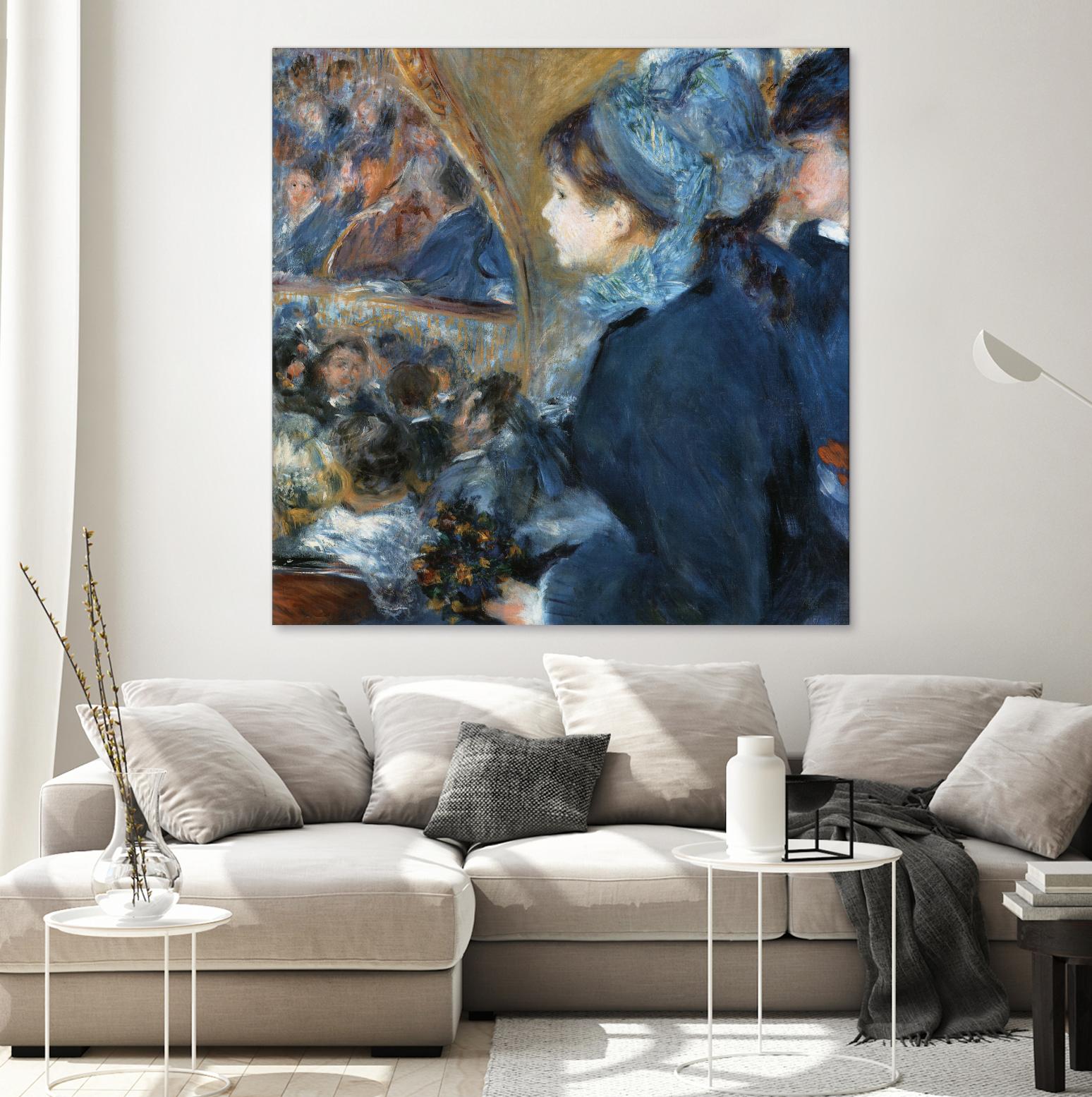 À l'opéra by Auguste Renoir on GIANT ART - beige figurative woman