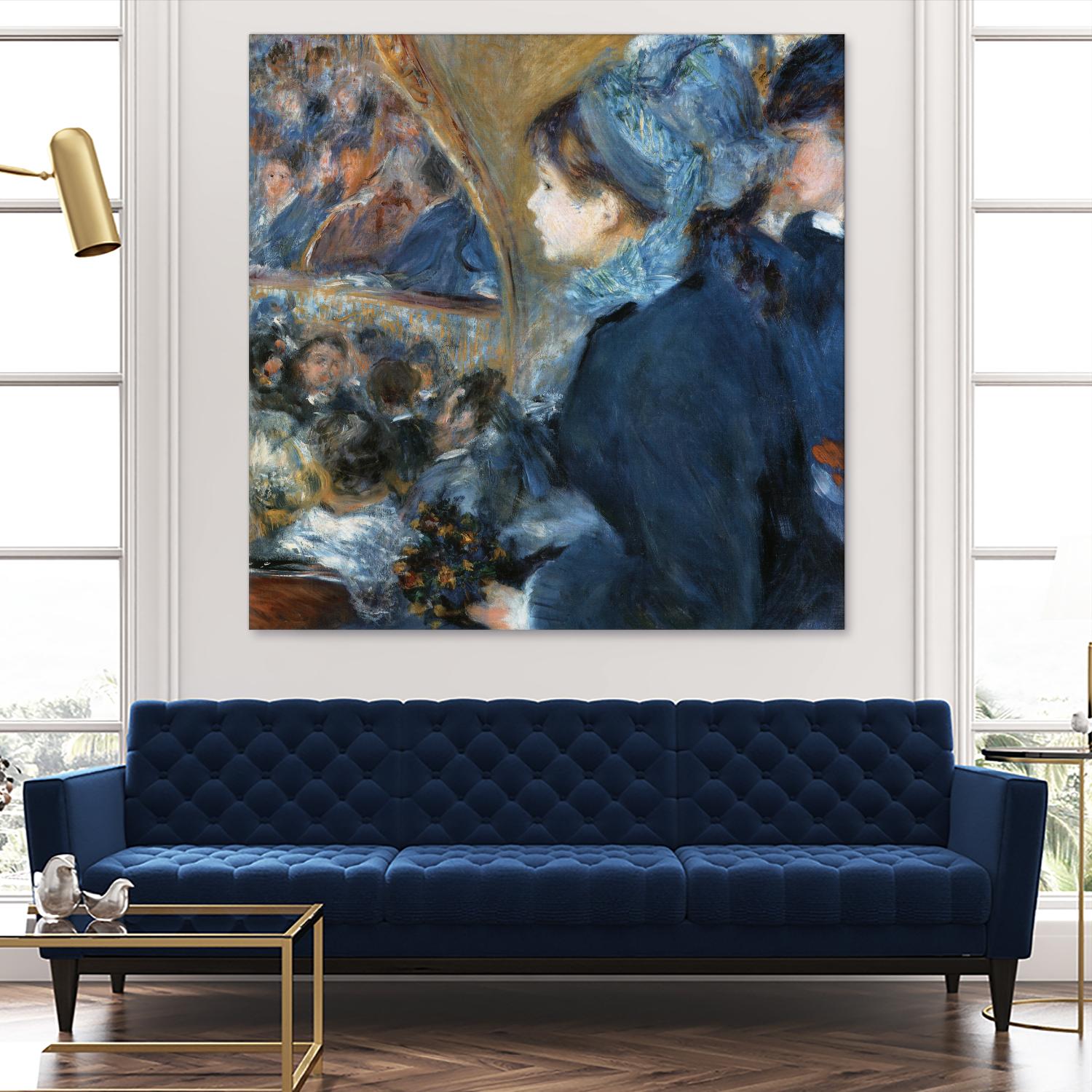 À l'opéra by Auguste Renoir on GIANT ART - beige figurative woman