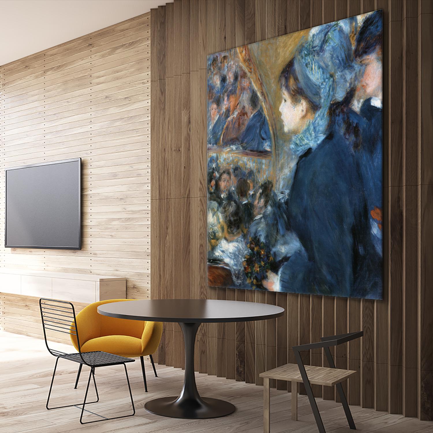 À l'opéra by Auguste Renoir on GIANT ART - beige figurative woman