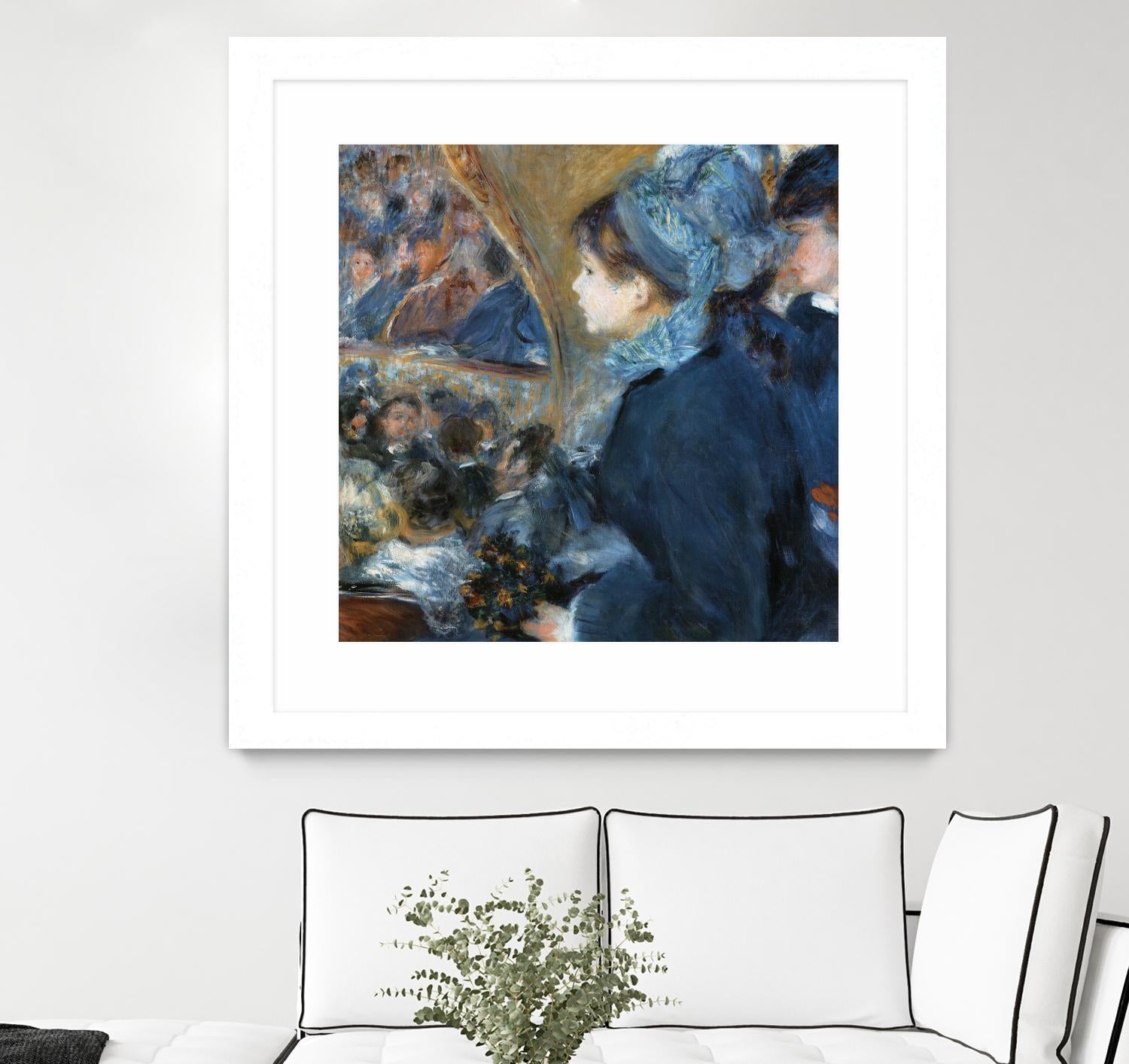 À l'opéra by Auguste Renoir on GIANT ART - beige figurative woman