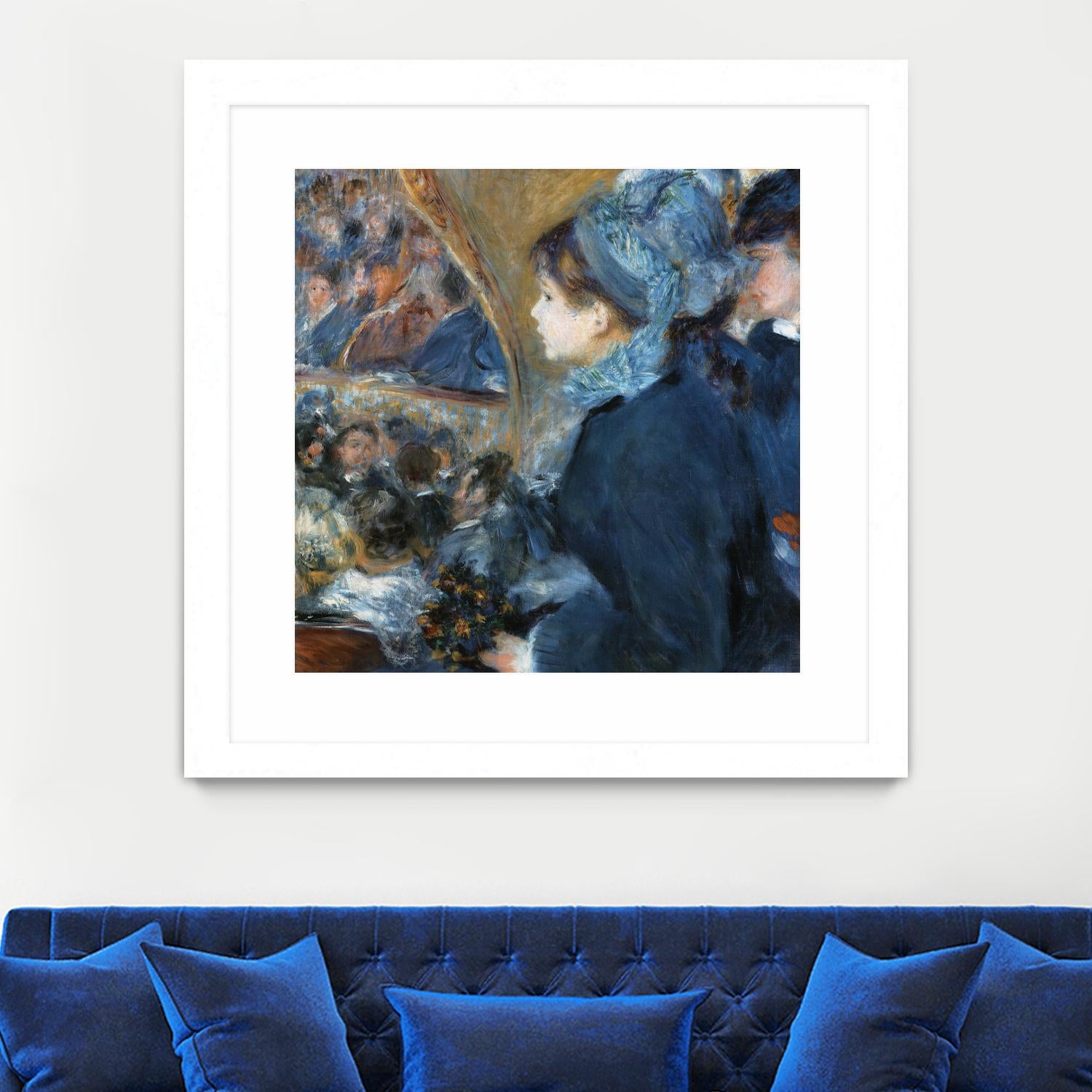 À l'opéra by Auguste Renoir on GIANT ART - beige figurative woman