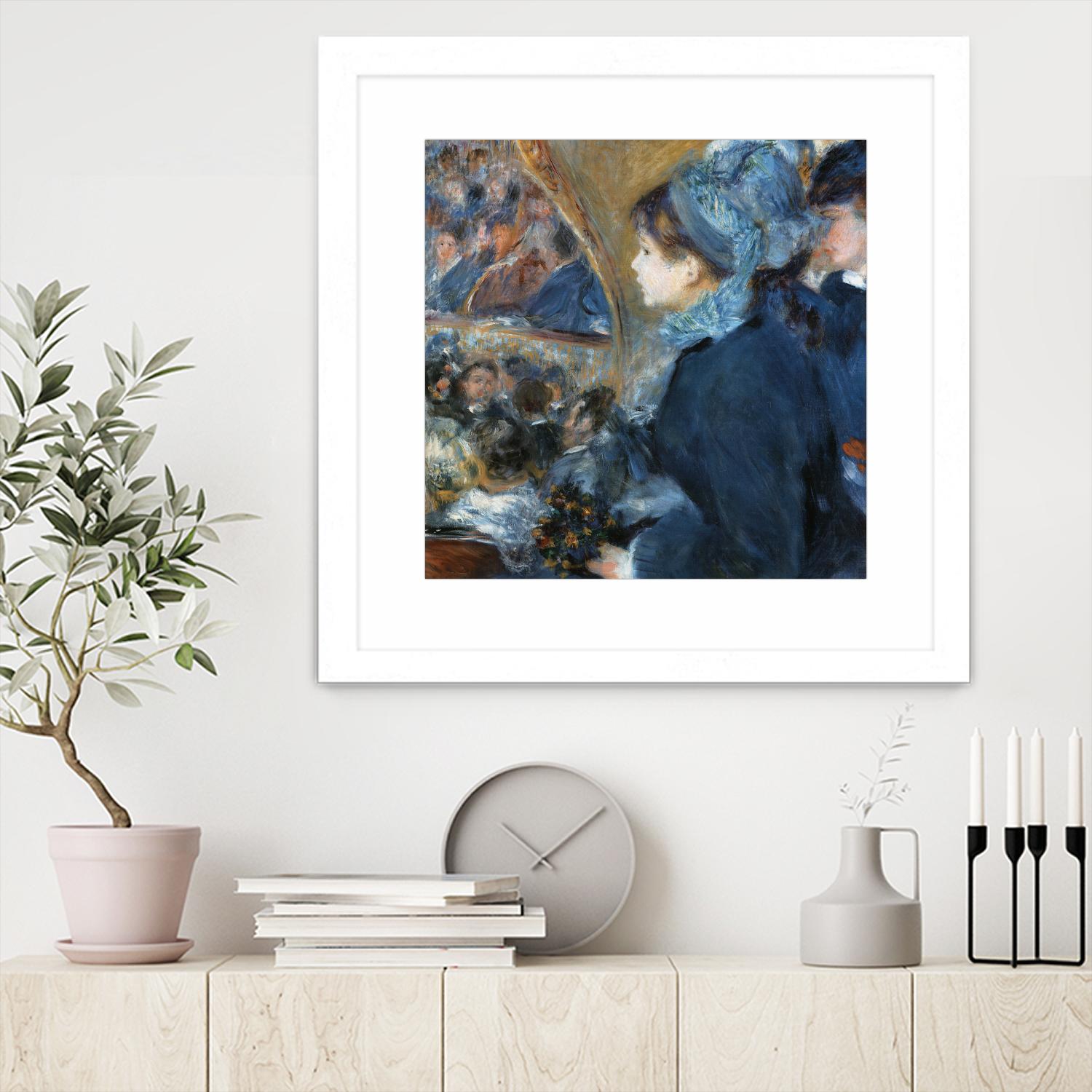 À l'opéra by Auguste Renoir on GIANT ART - beige figurative woman