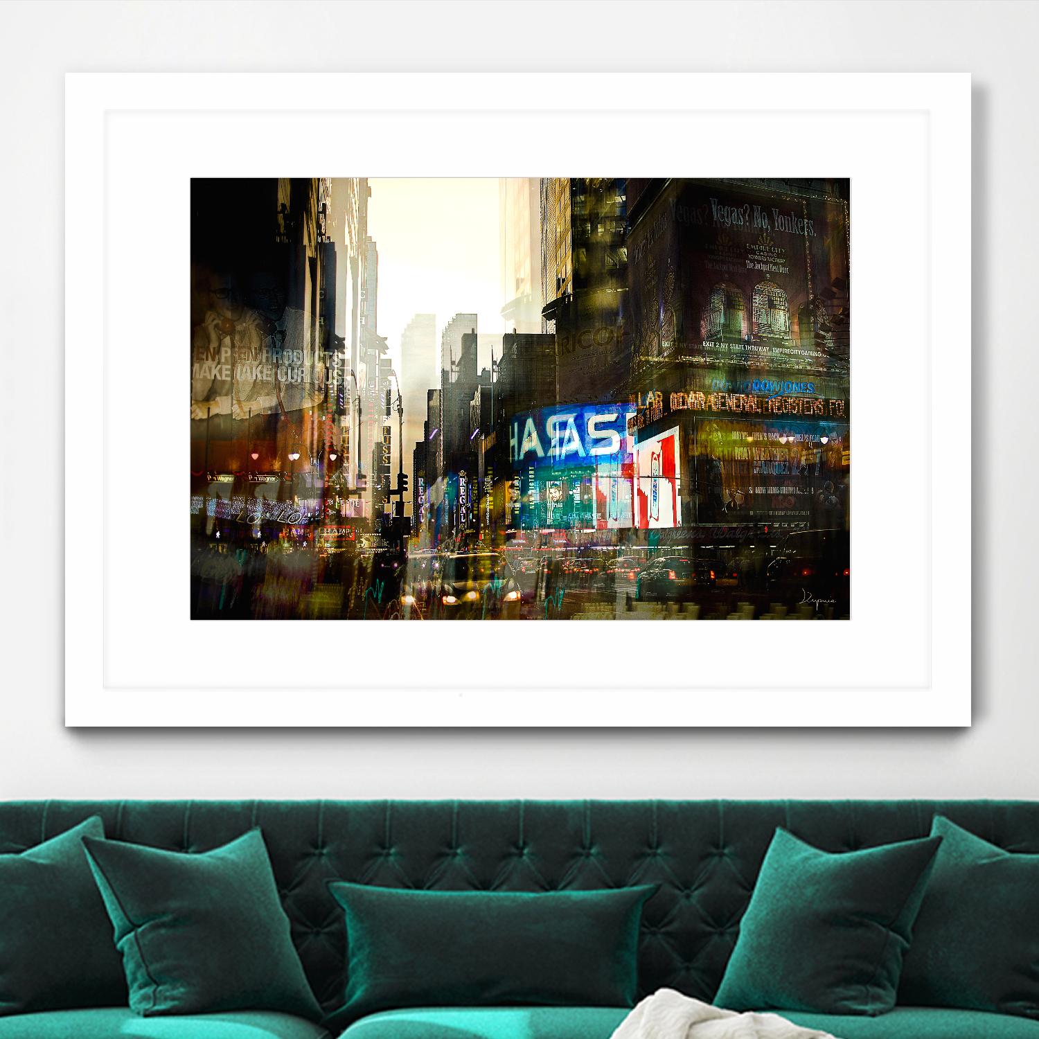 Zenithlights by Jean-François Dupuis on GIANT ART - blue photography city center