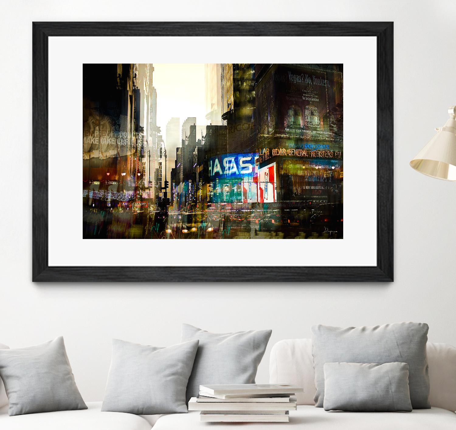 Zenithlights by Jean-François Dupuis on GIANT ART - blue photography city center