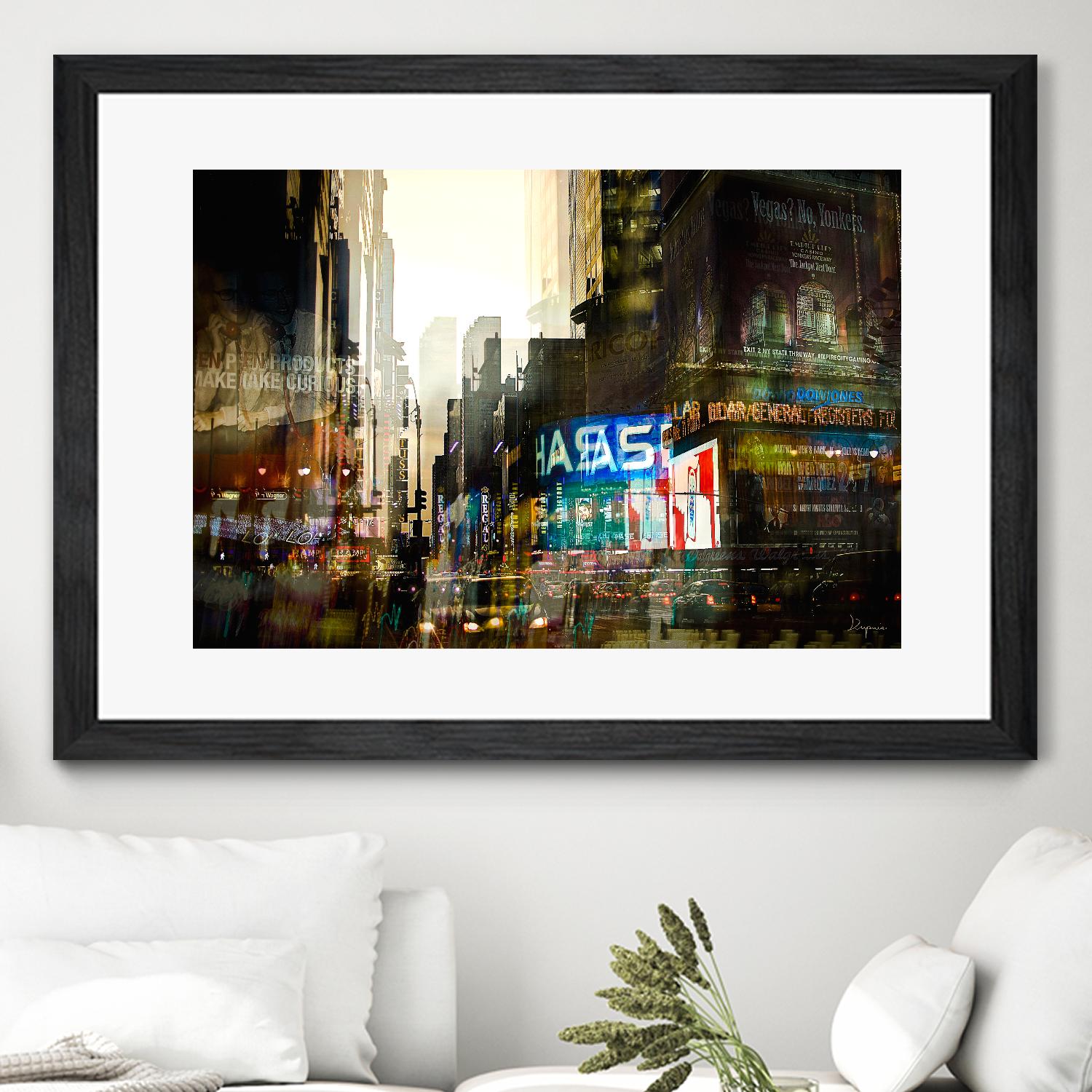 Zenithlights by Jean-François Dupuis on GIANT ART - blue photography city center