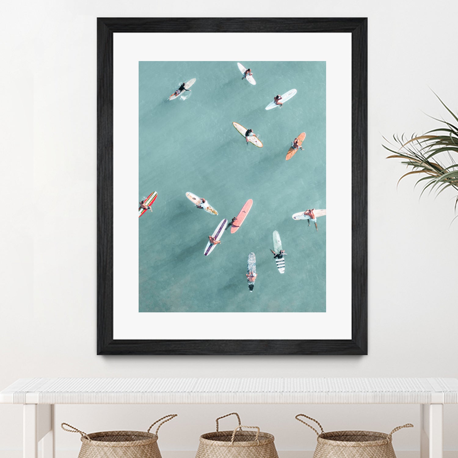 Surfers II by Uknown on GIANT ART - blue coastal surfboards