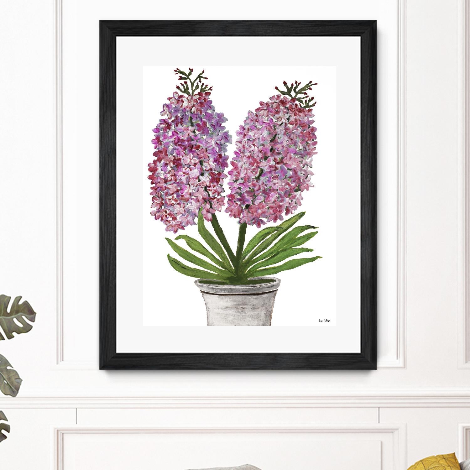 Summer Bloom - Pink -13 by Lori Dubois on GIANT ART - pink floral pot