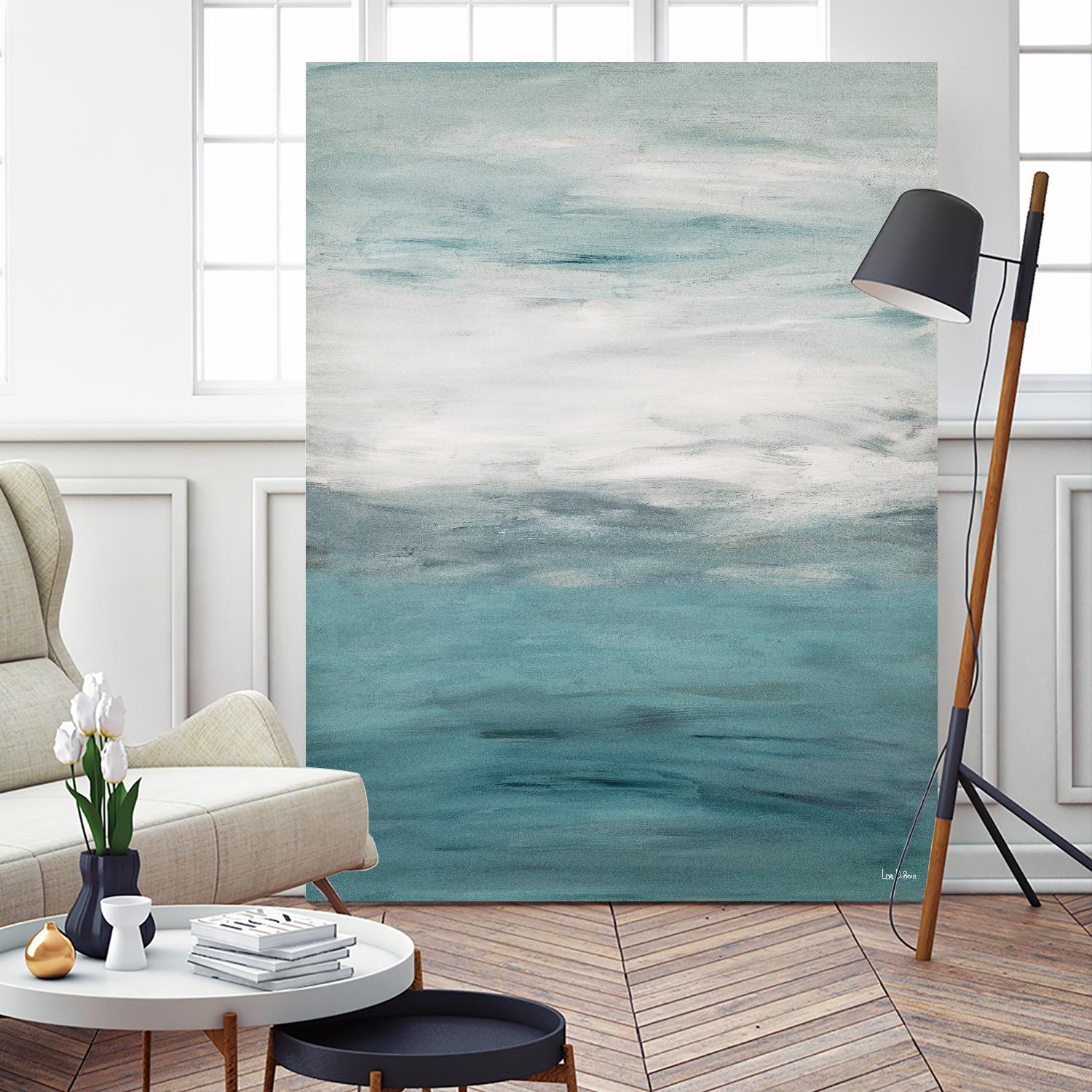 Infinity – Pool - 2 by Lori Dubois on GIANT ART - blue abstract transparence