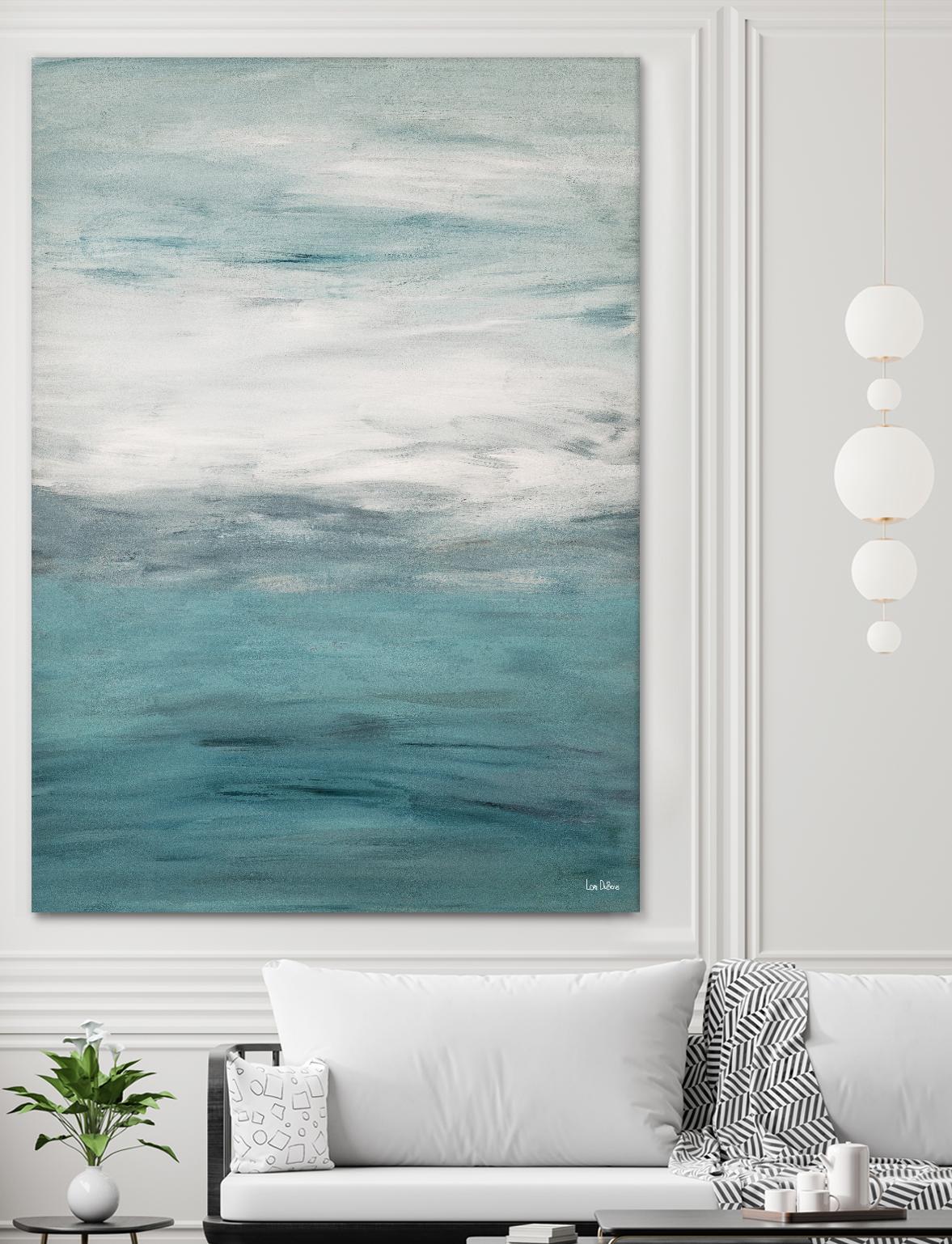 Infinity – Pool - 2 by Lori Dubois on GIANT ART - blue abstract transparence