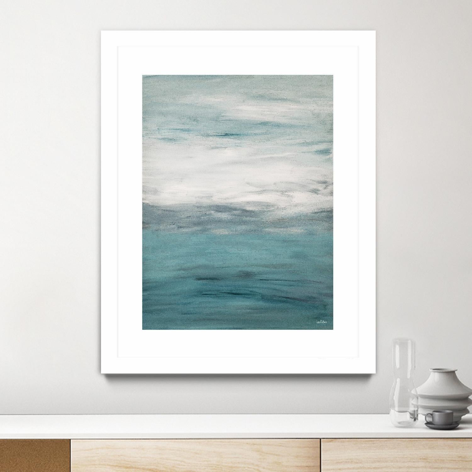 Infinity – Pool - 2 by Lori Dubois on GIANT ART - blue abstract transparence