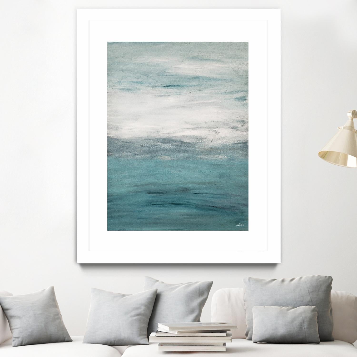 Infinity – Pool - 2 by Lori Dubois on GIANT ART - blue abstract transparence