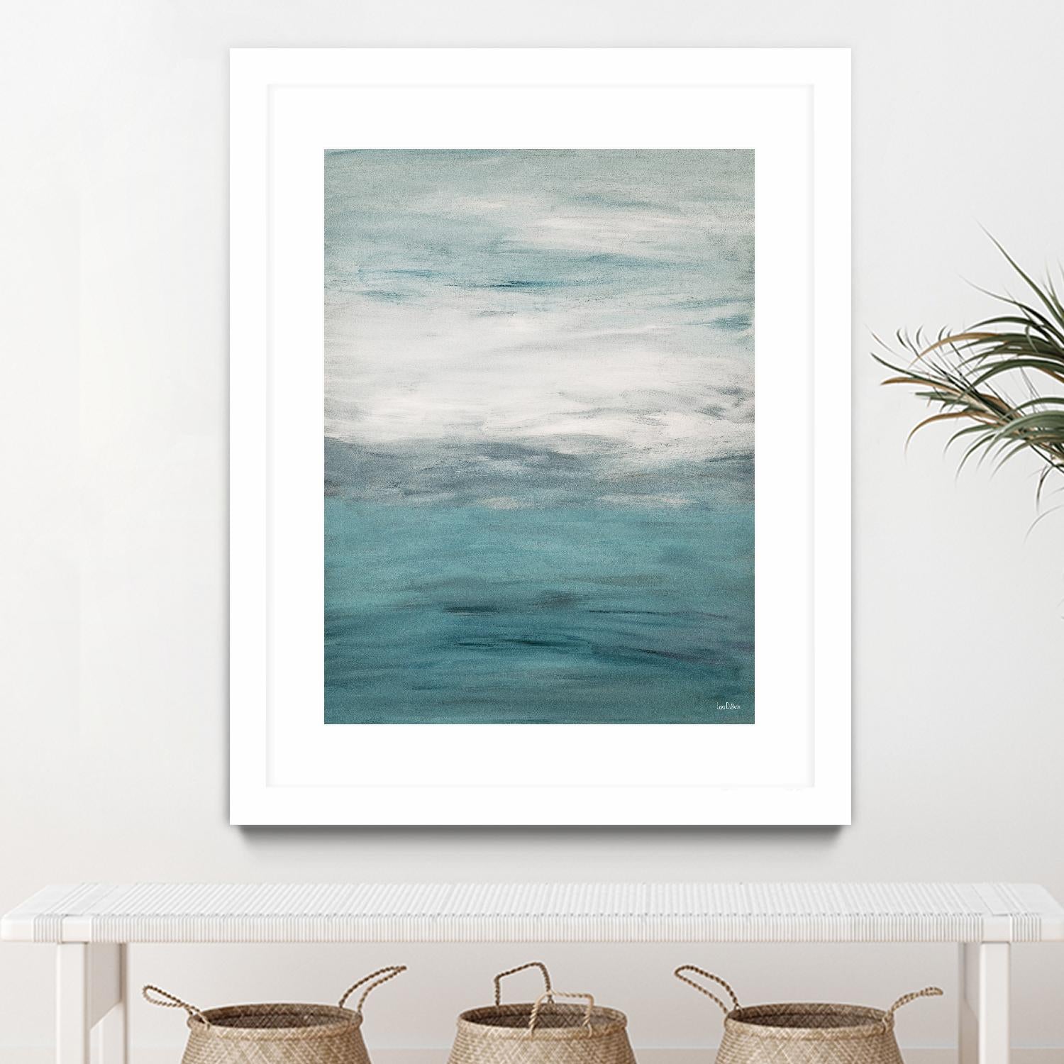 Infinity – Pool - 2 by Lori Dubois on GIANT ART - blue abstract transparence