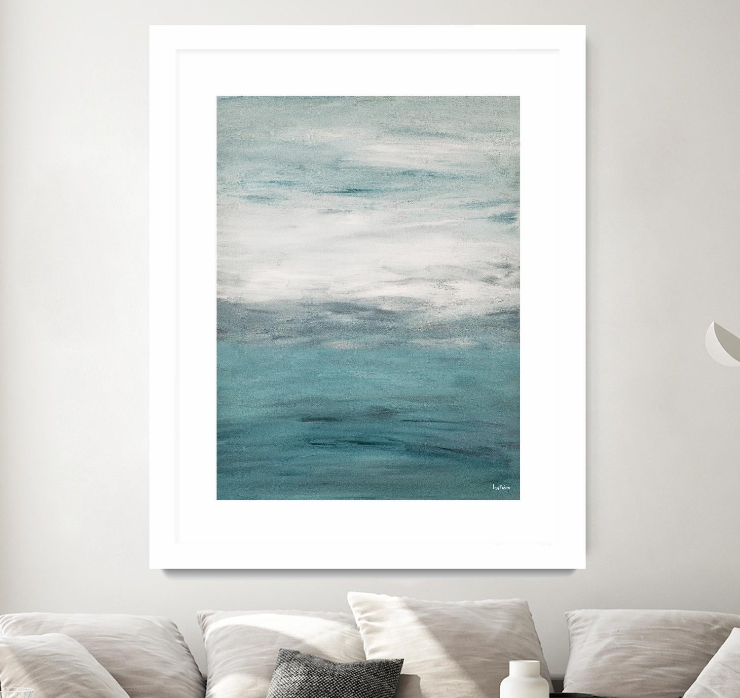 Infinity – Pool - 2 by Lori Dubois on GIANT ART - blue abstract transparence