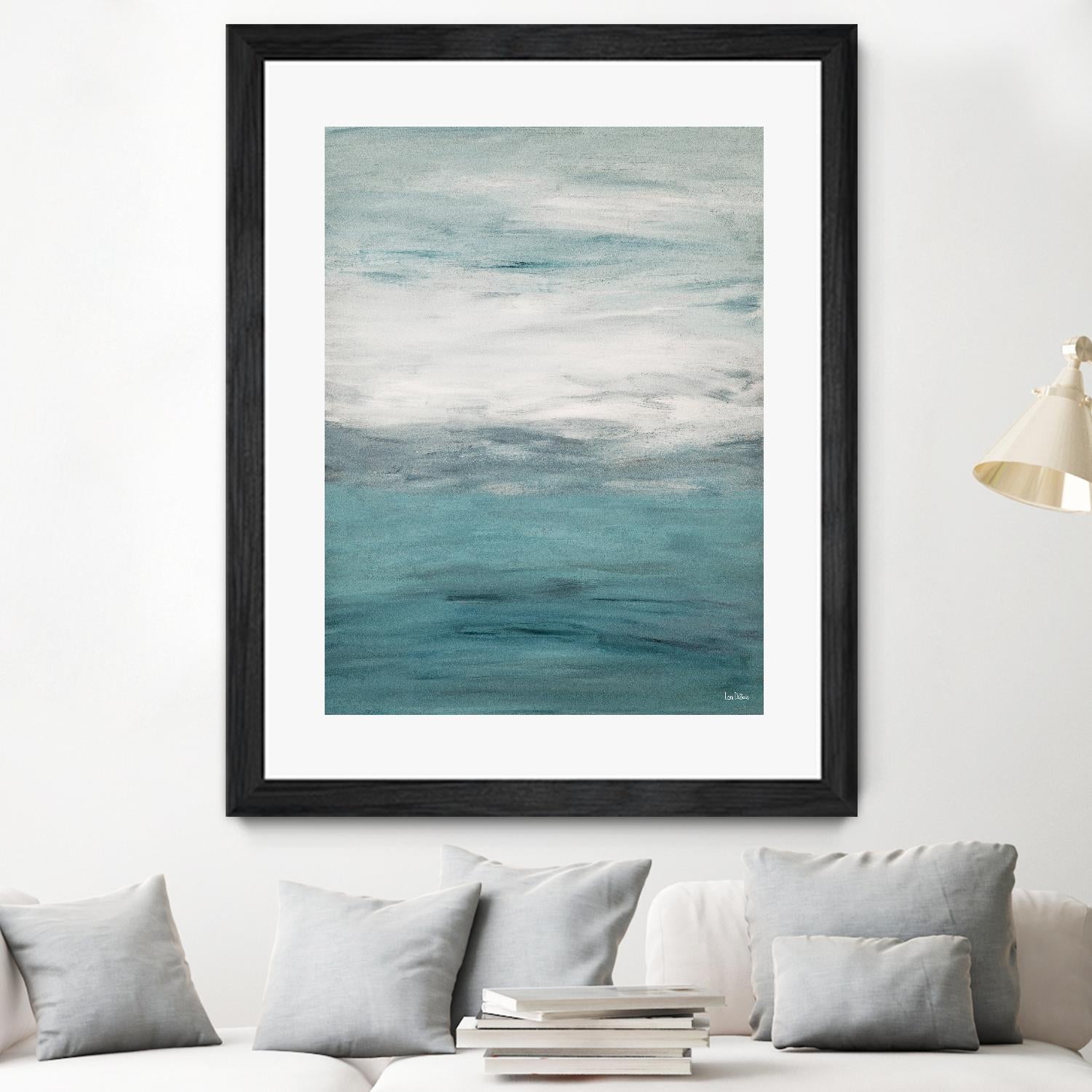 Infinity – Pool - 2 by Lori Dubois on GIANT ART - blue abstract transparence