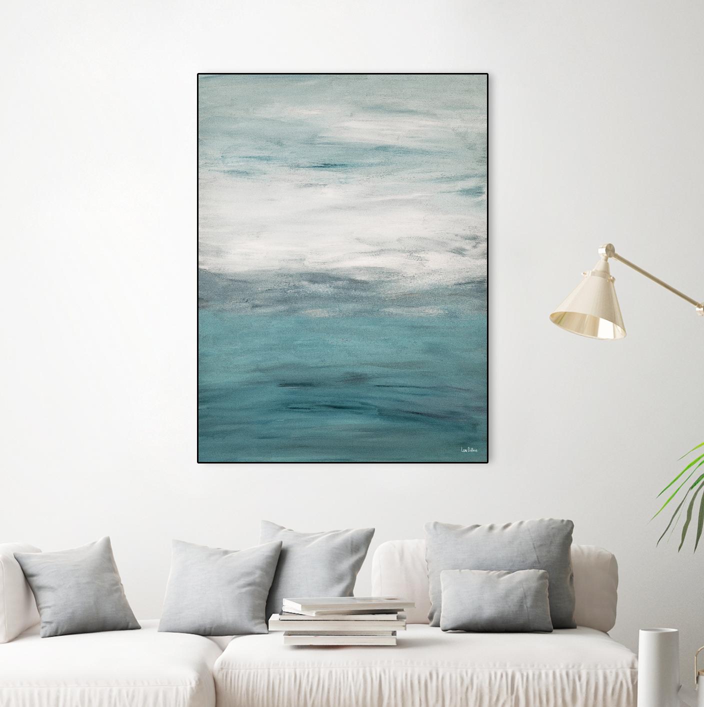 Infinity – Pool - 2 by Lori Dubois on GIANT ART - blue abstract transparence