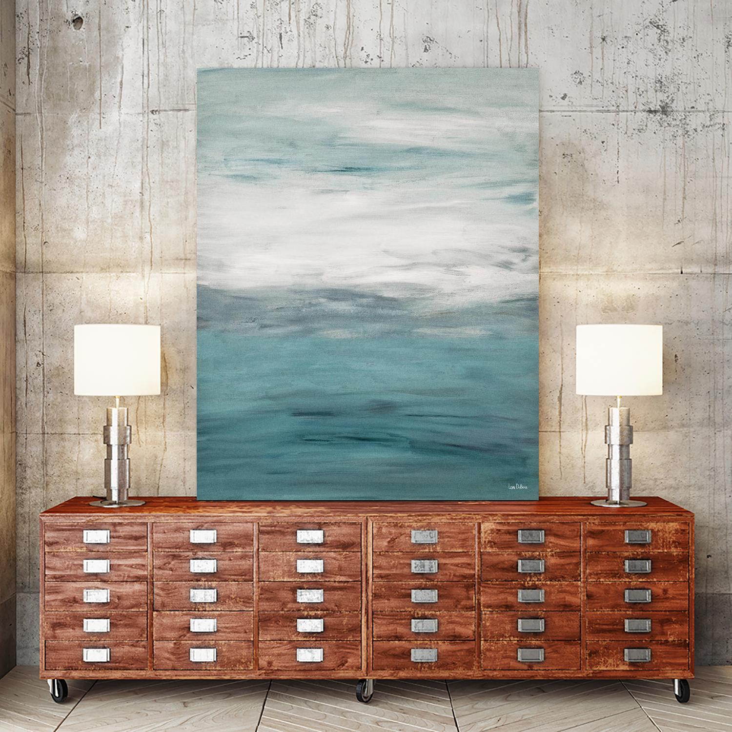 Infinity – Pool - 2 by Lori Dubois on GIANT ART - blue abstract transparence