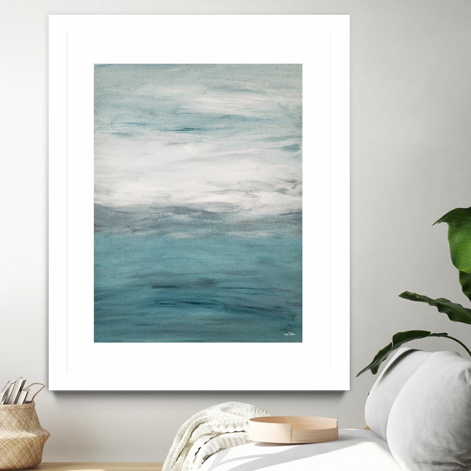 Infinity – Pool - 2 by Lori Dubois on GIANT ART - blue abstract transparence