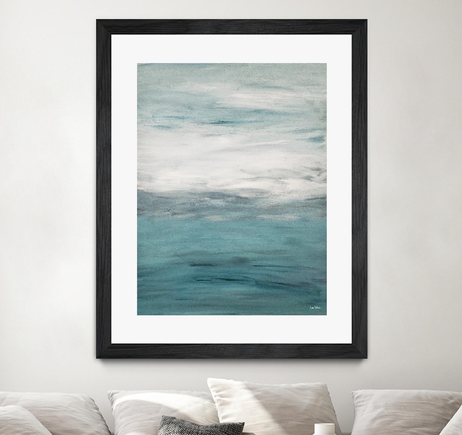 Infinity – Pool - 2 by Lori Dubois on GIANT ART - blue abstract transparence