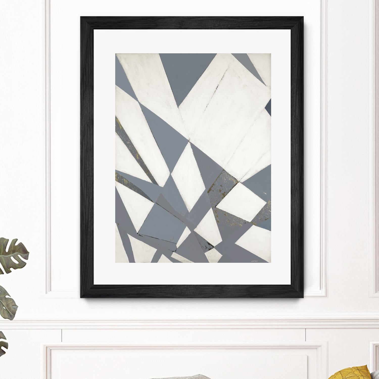 Nautical Flags – Gray - 1 by Lori Dubois on GIANT ART - white shapes artistes du québec