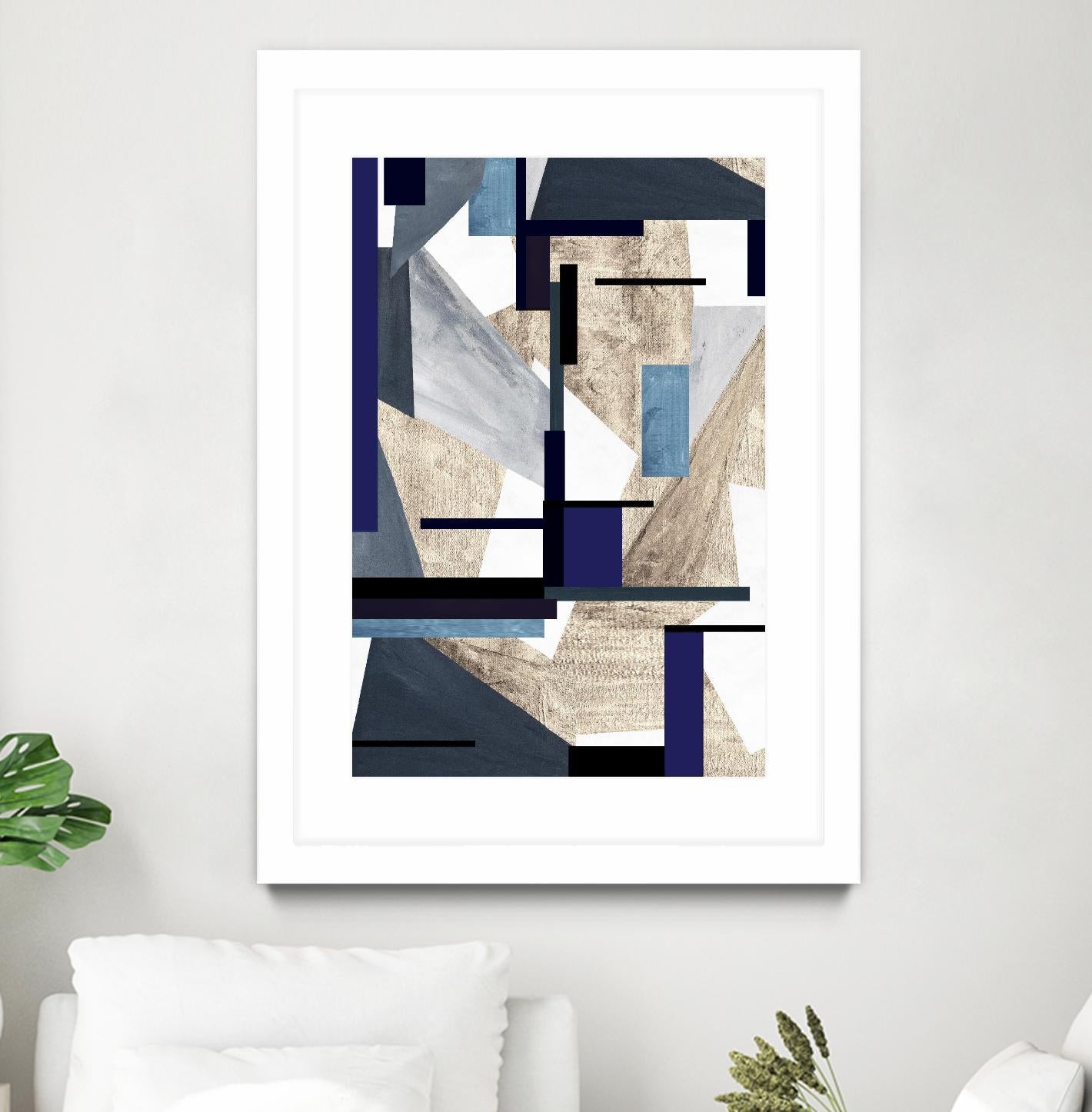 InTheKnow by Lori Dubois on GIANT ART - beige abstract grays