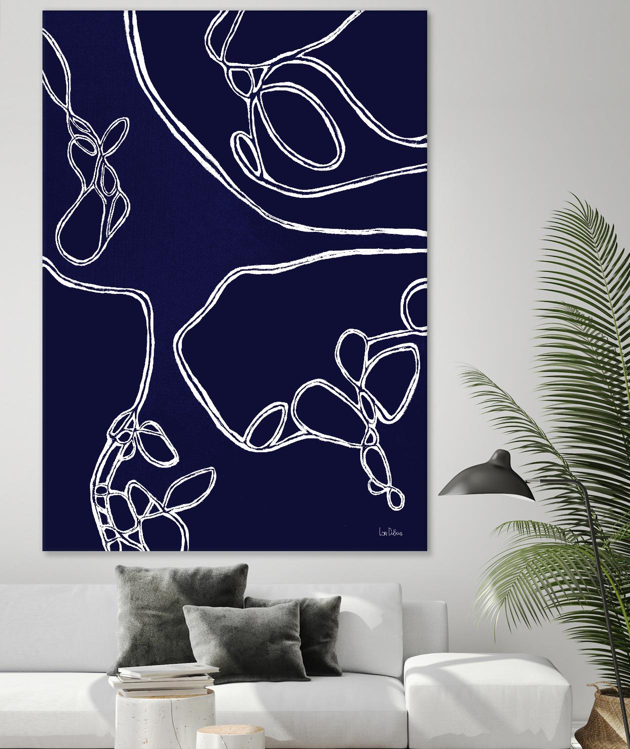 BluePoint by Lori Dubois on GIANT ART - blue linear