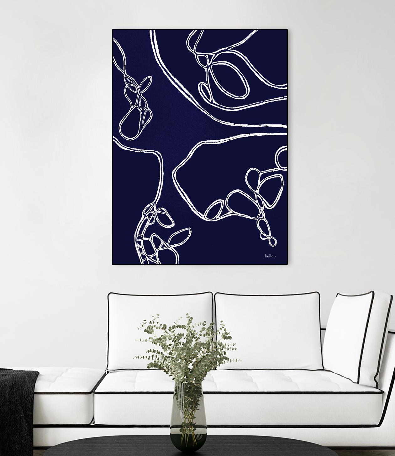 BluePoint by Lori Dubois on GIANT ART - blue linear