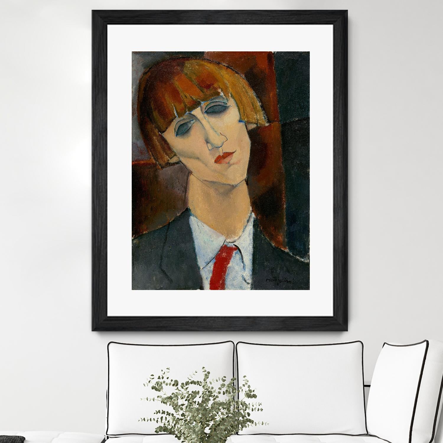 Madame Kisling, 1917 by Amedeo Modigliani on GIANT ART - beige museums modigliani