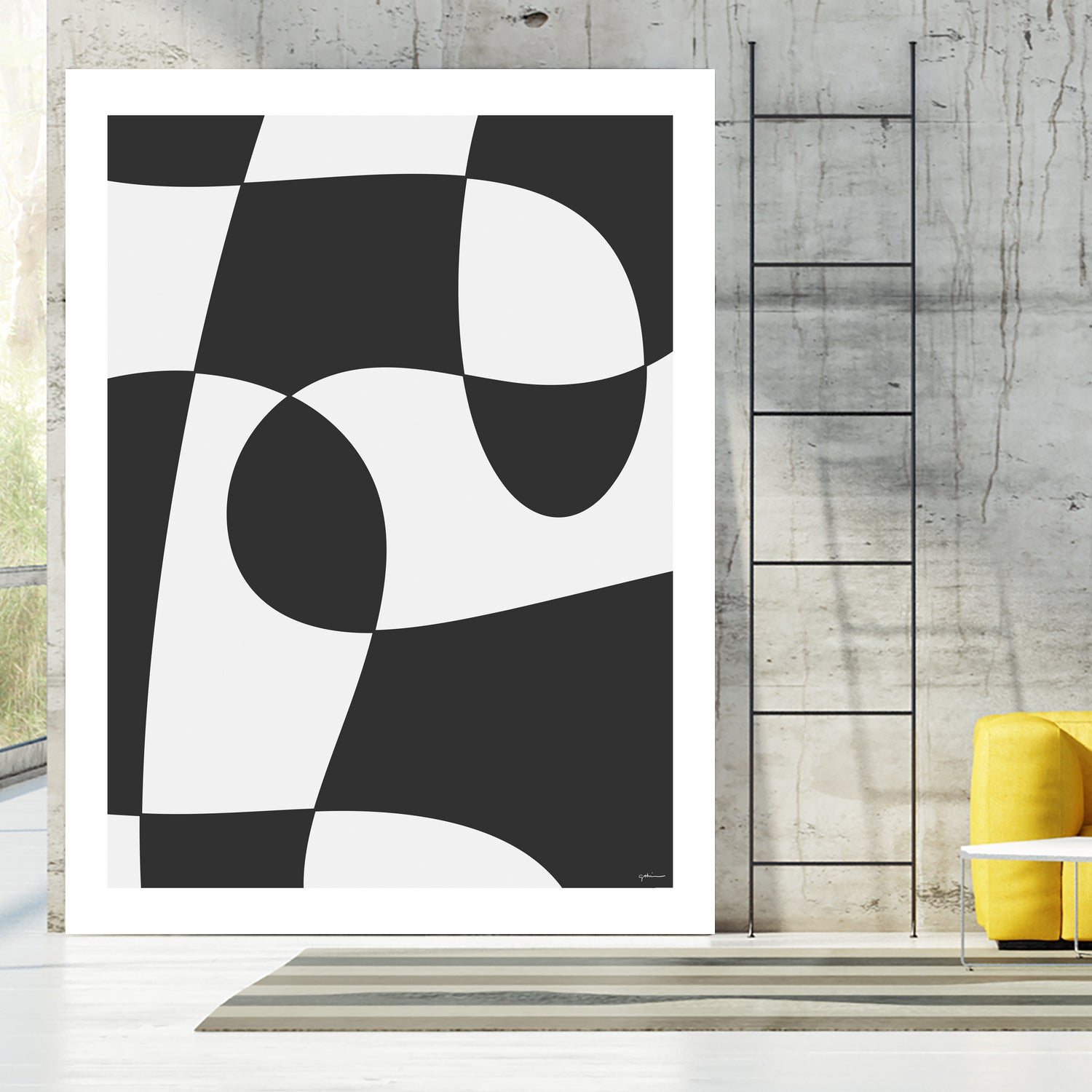 Forms of Art IV by M Studio on GIANT ART - black and white