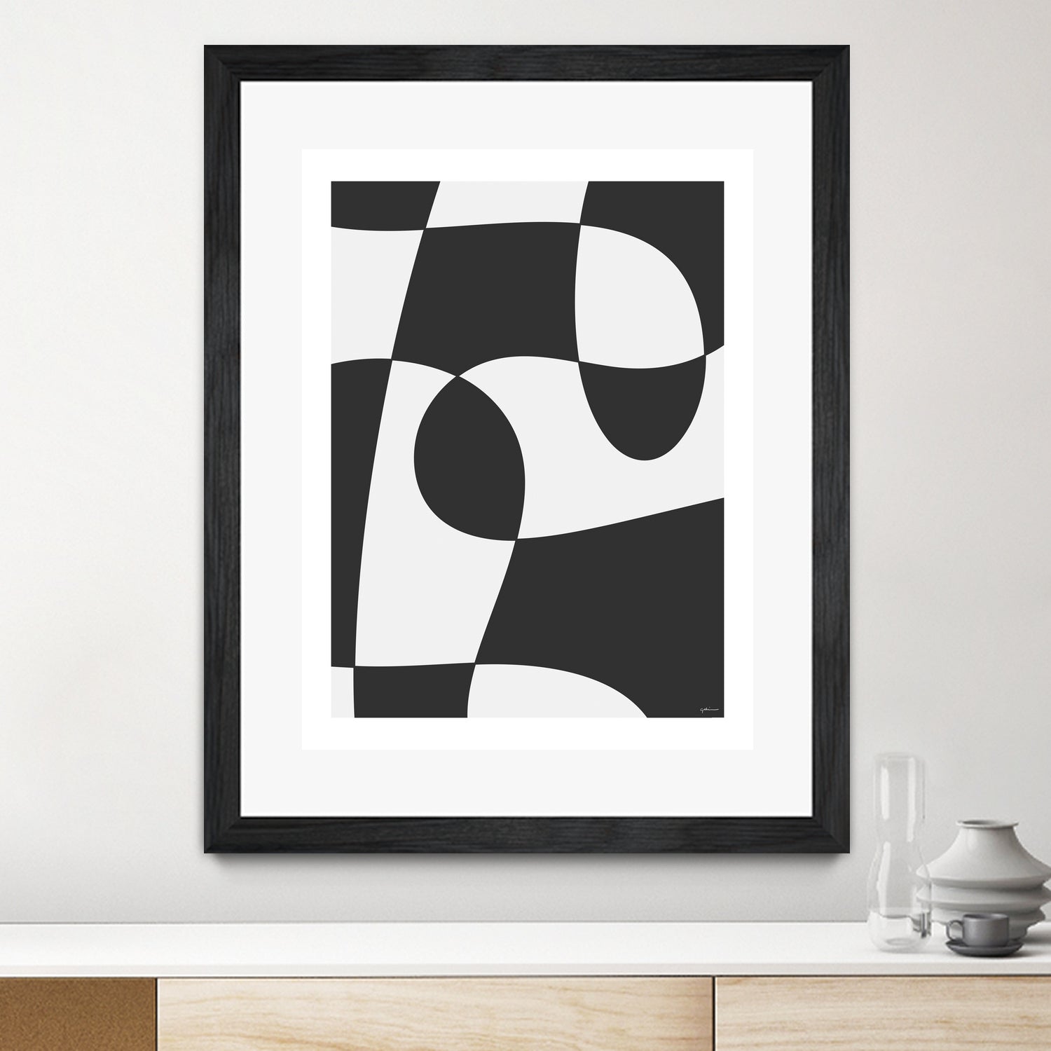 Forms of Art IV by M Studio on GIANT ART - black and white