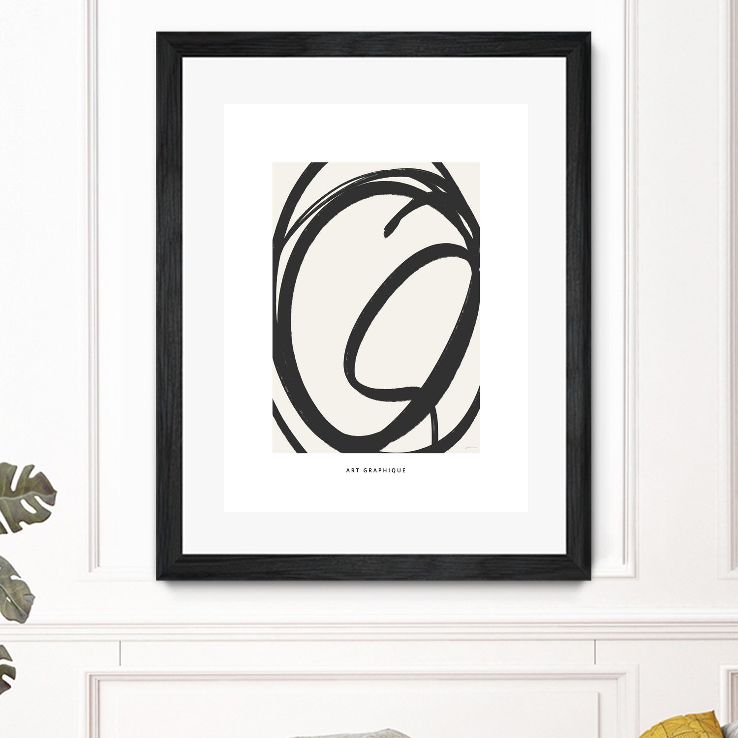 Circle I by M Studio on GIANT ART - black and white