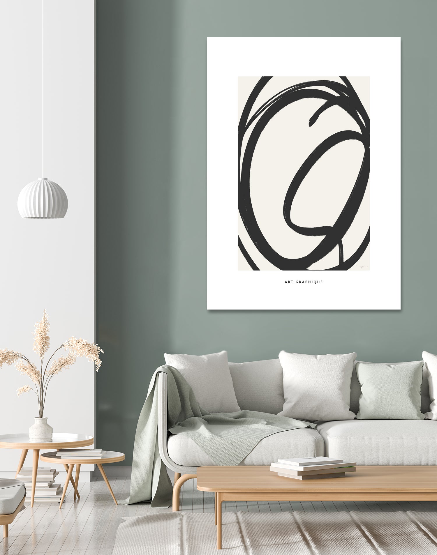 Circle I by M Studio on GIANT ART - black and white