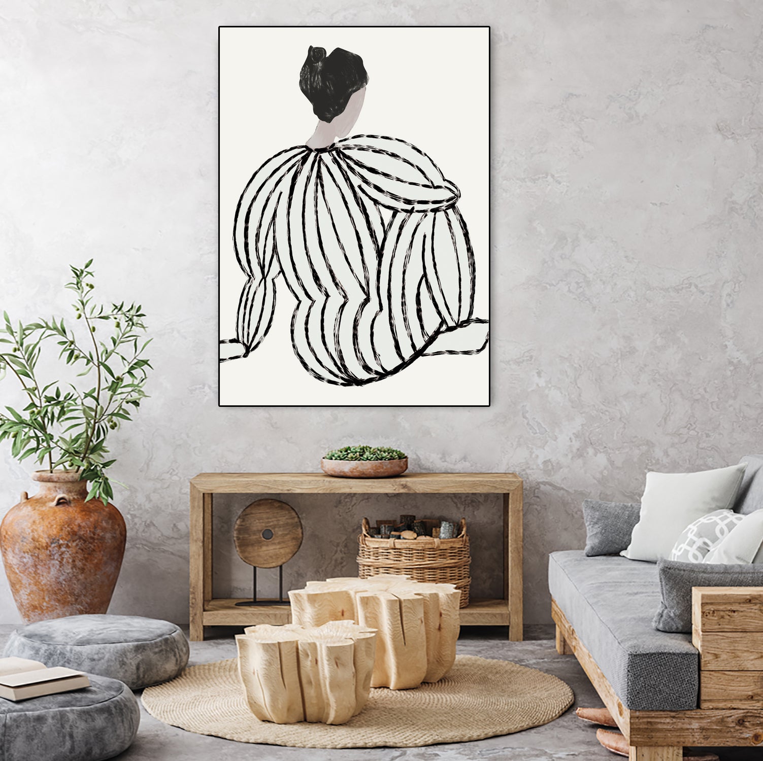 Grey reflection by Clicart Studio on GIANT ART