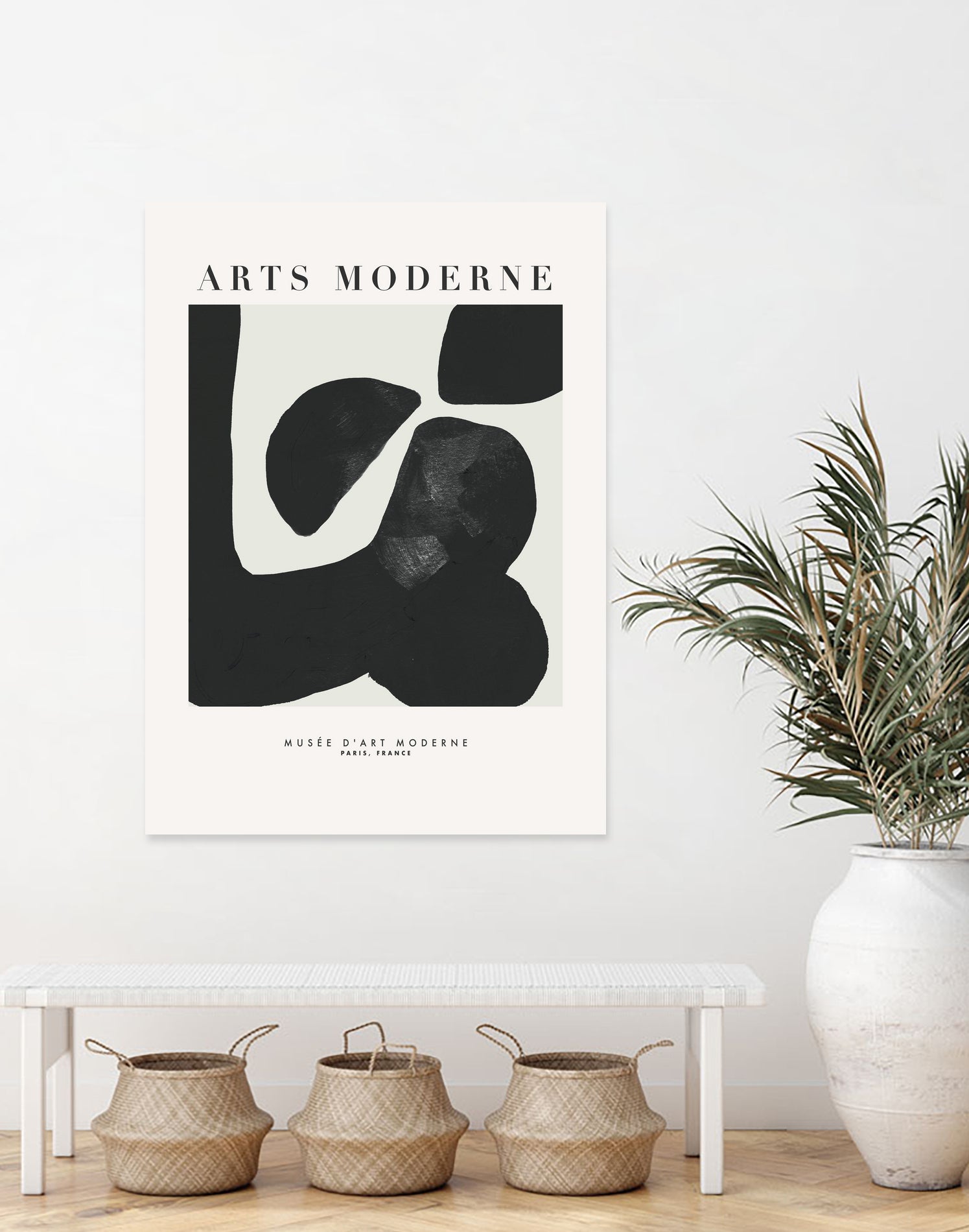 Art Moderne by M Studio on GIANT ART - black boho